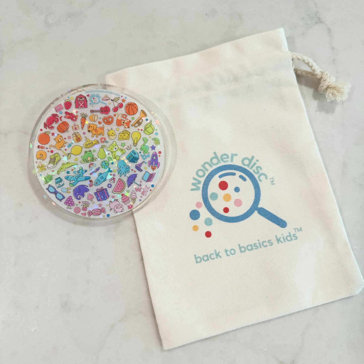 Rainbow Wonder Disc - I Spy Disc Activity For Speech Therapy Preschool