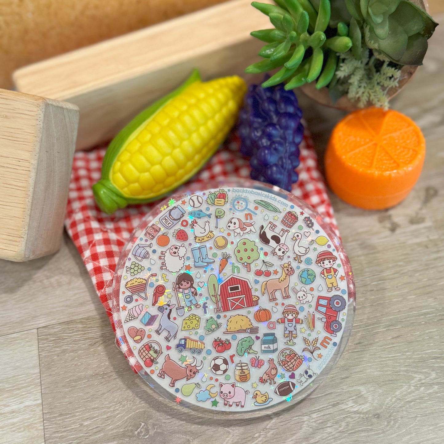 On the Farm Wonder Disc I Spy Farm Theme Speech Therapy Activity