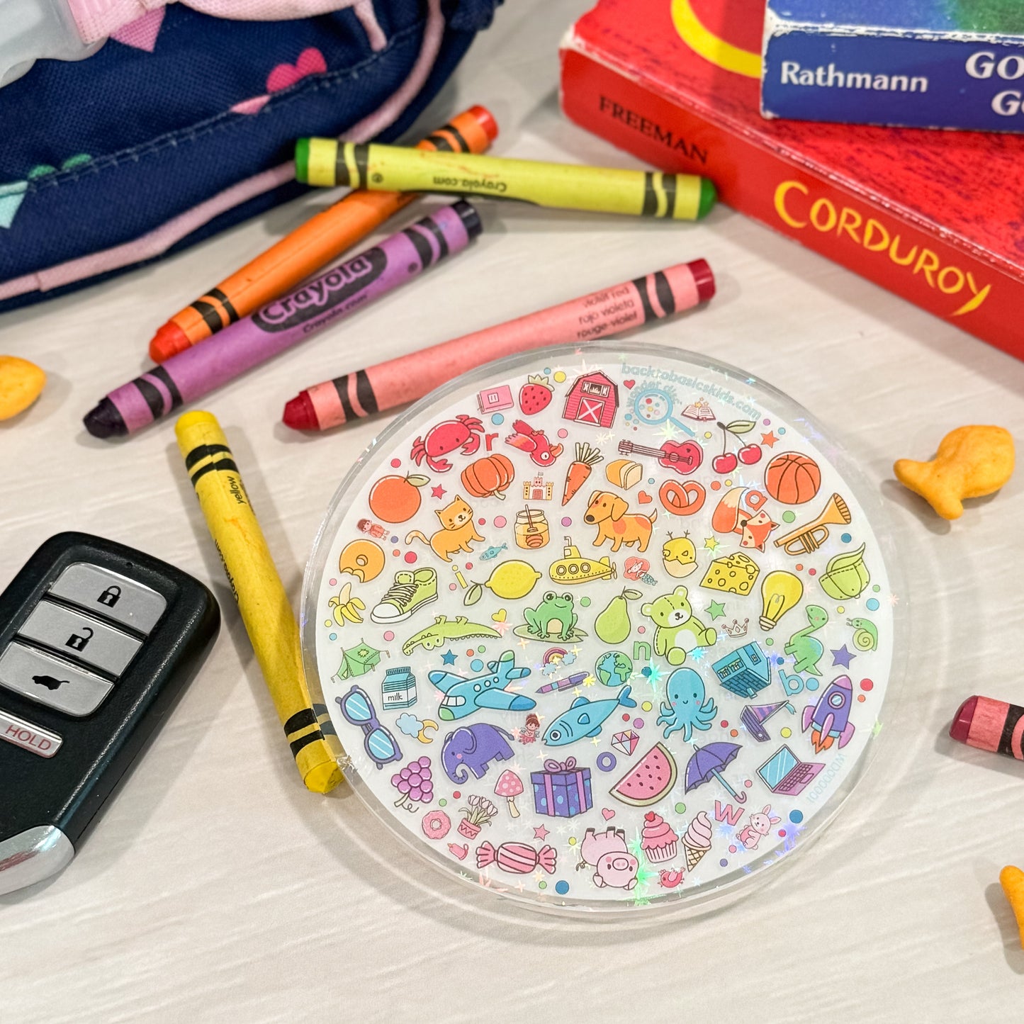 Rainbow Wonder Disc - I Spy Disc Activity For Speech Therapy Preschool