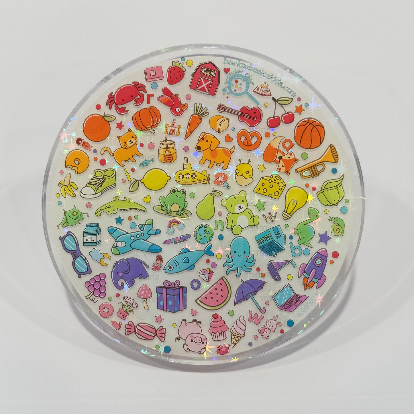 Rainbow Wonder Disc - I Spy Disc Activity For Speech Therapy Preschool