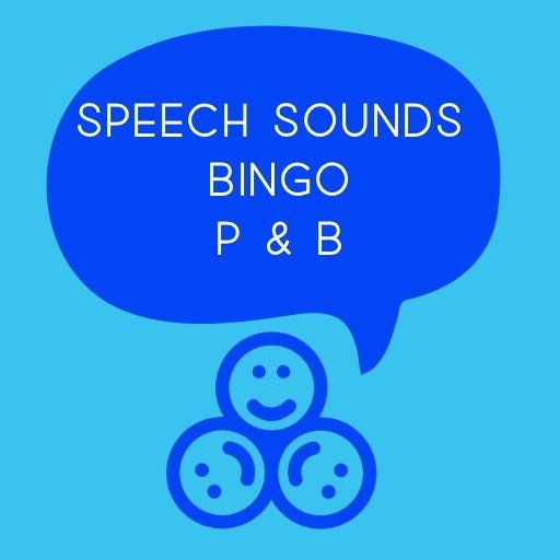 P and B Sounds Printable Bingo Matching Game - Speech Therapy Printable - Speech Sounds Bingo - Speech and Smile - Matching Game Speech Therapy SLP - Speech and Smile