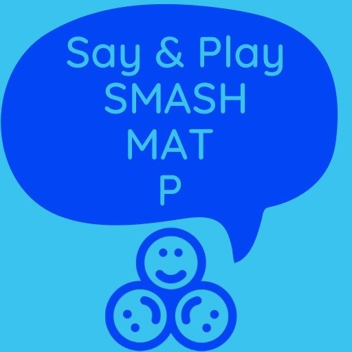 P Sound Smash Mat for Play Dough - Printable Speech Therapy Materials - Speech Therapy - Speech and Smile - Speech Therapy Tools - Letter P Activity - Speech and Smile