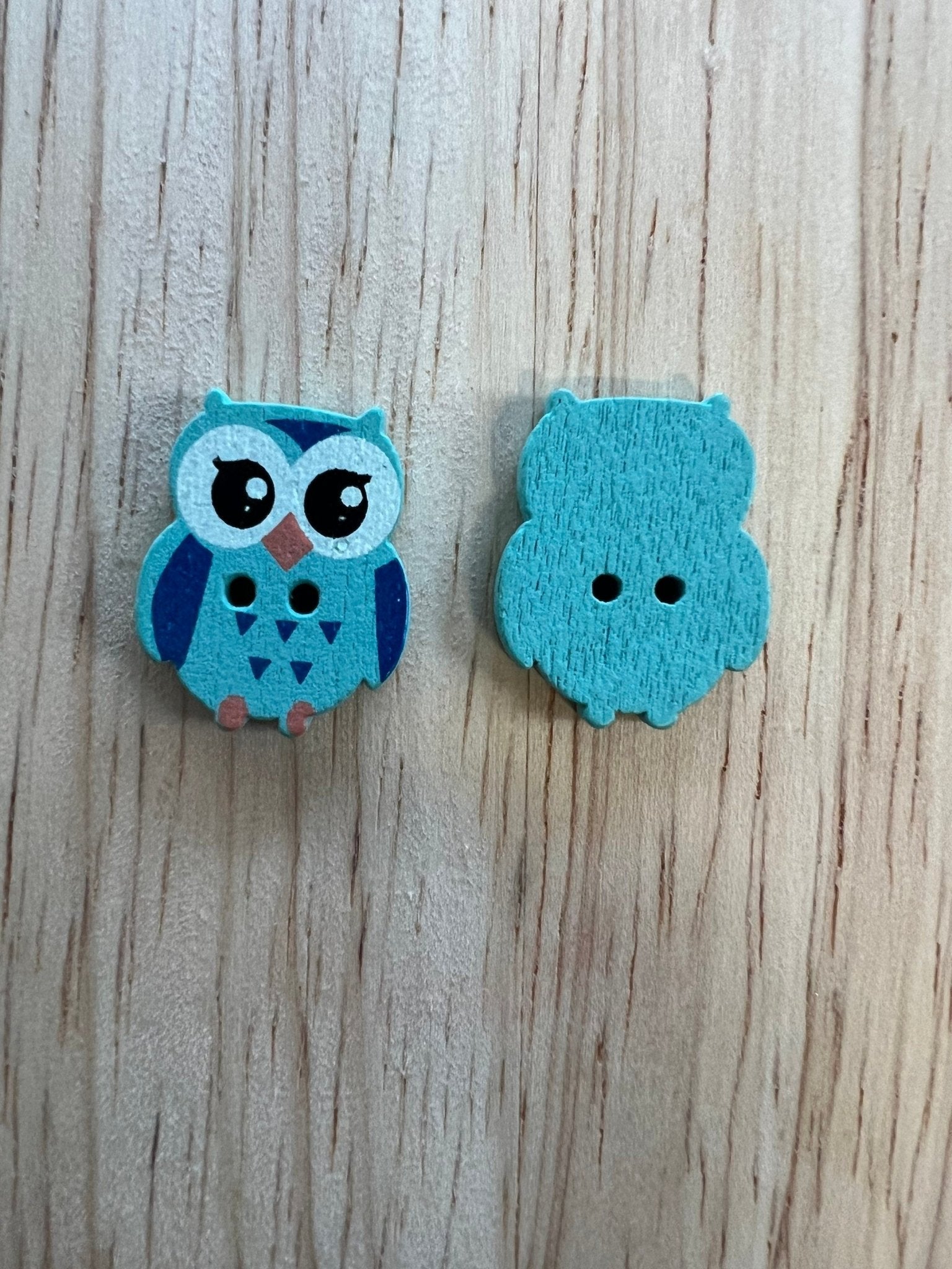 Painted Wood Owl Bead - Speech Therapy Mini Objects | Forests Mini Trinkets - Speech and Smile