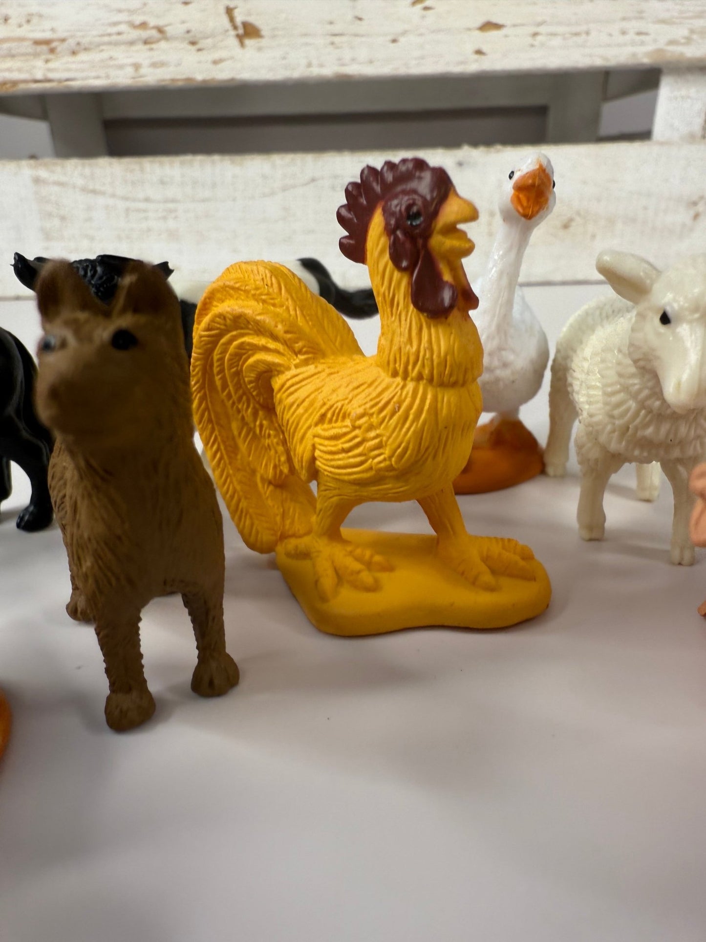 Pick a Farm Animal Mini Objects Miniature Farm Figurines Realistic Mini Figures - Speech and Smile