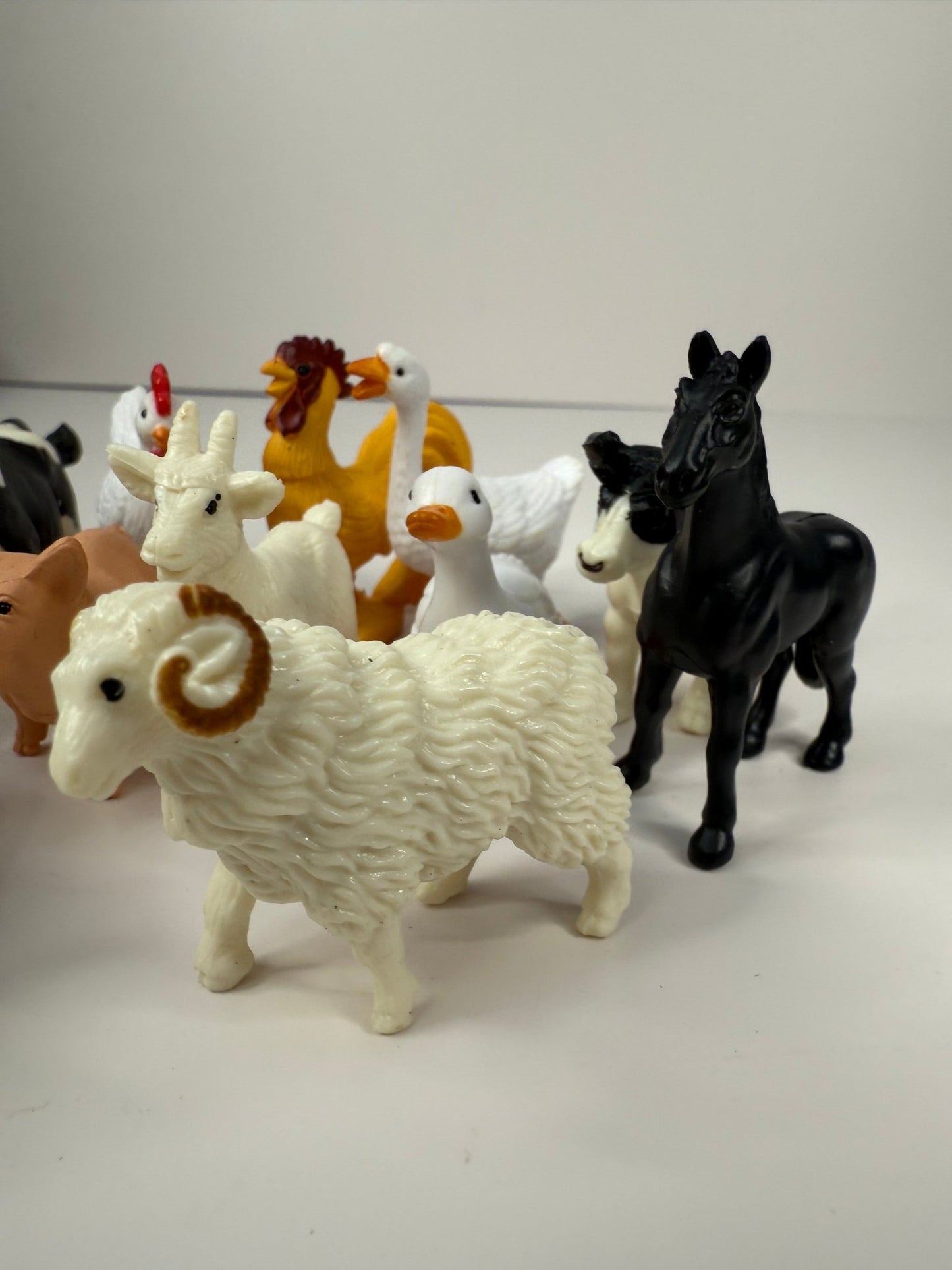 Pick a Farm Animal Mini Objects Miniature Farm Figurines Realistic Mini Figures - Speech and Smile