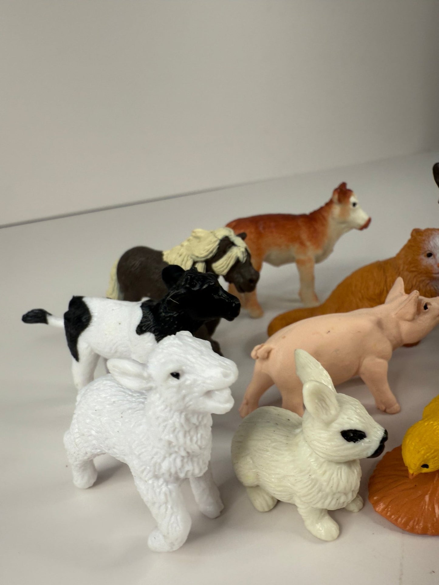 Pick a Farm Babies Animal Mini Objects Miniature Farm Baby Animal Figurines Realistic Mini Figures - Speech and Smile