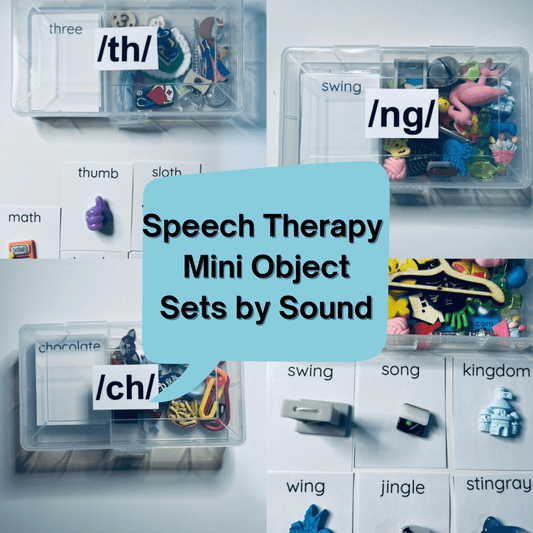 Pick - Your - Sound Articulation Mini Objects | Say & Play Speech Therapy Ki - Speech and Smile