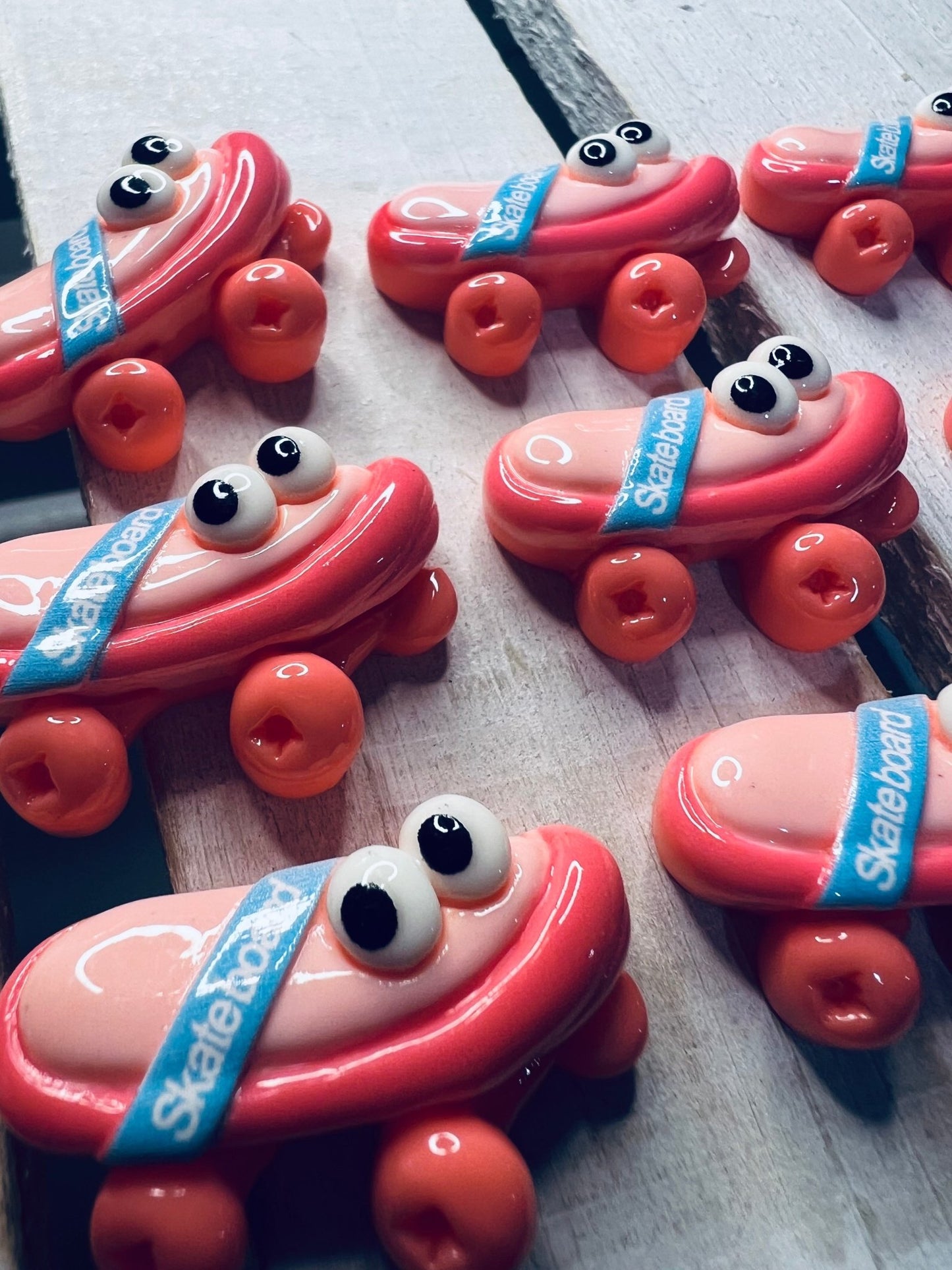 Pink SKATEBOARD Mini Object Speech Therapy Miniature Skateboard Trinket Doodads Sport theme Minis - Speech and Smile