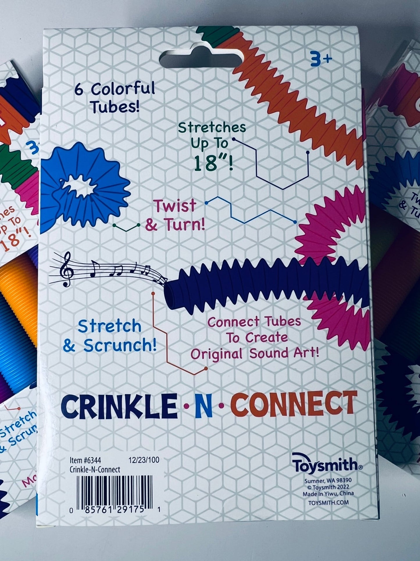 Pop Tubes Sensory Play Crinkle and Connect Tubes Fidget Toys Pop Tubes - Speech and Smile