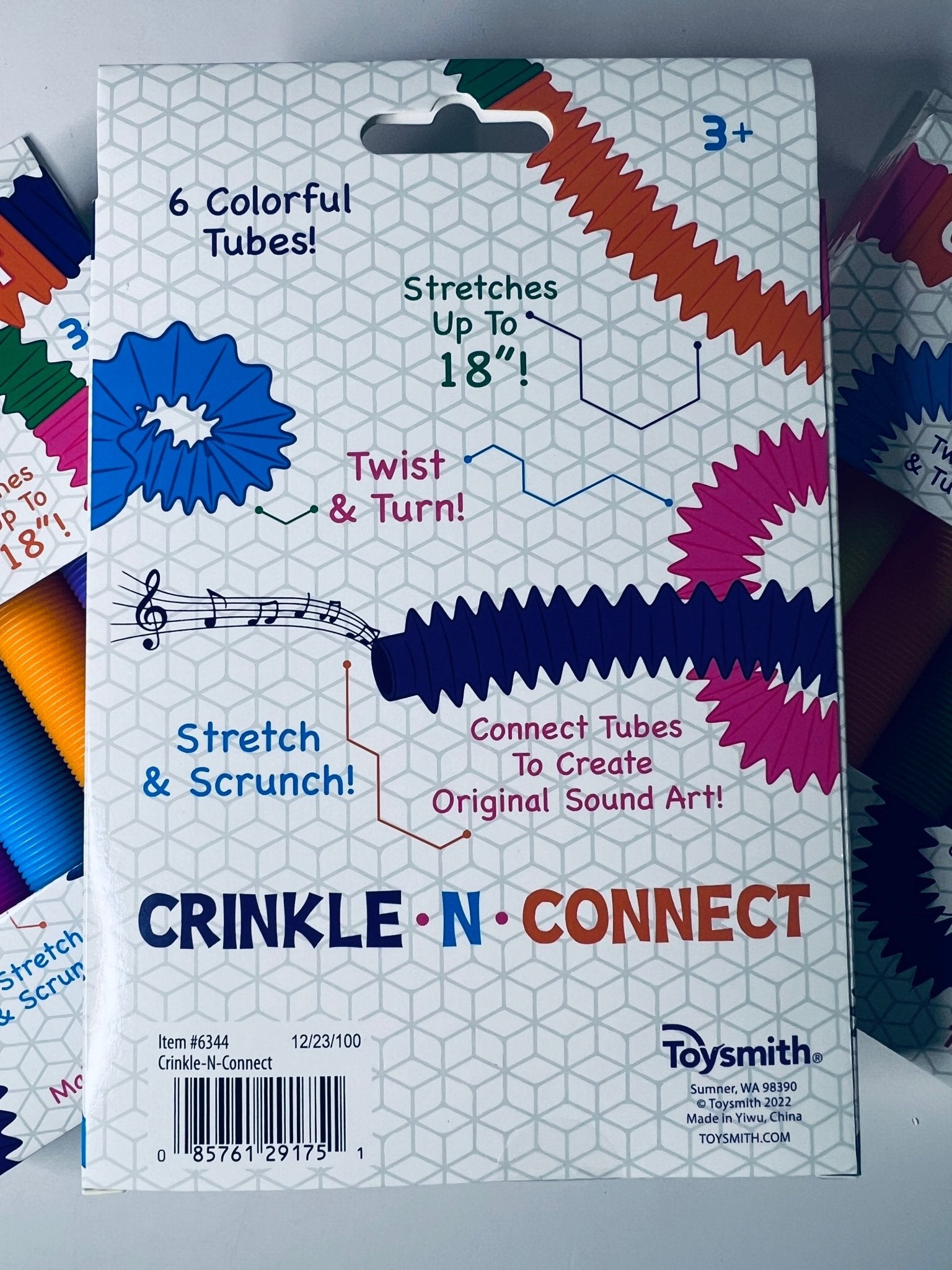 Pop Tubes Sensory Play Crinkle and Connect Tubes Fidget Toys Pop Tubes - Speech and Smile