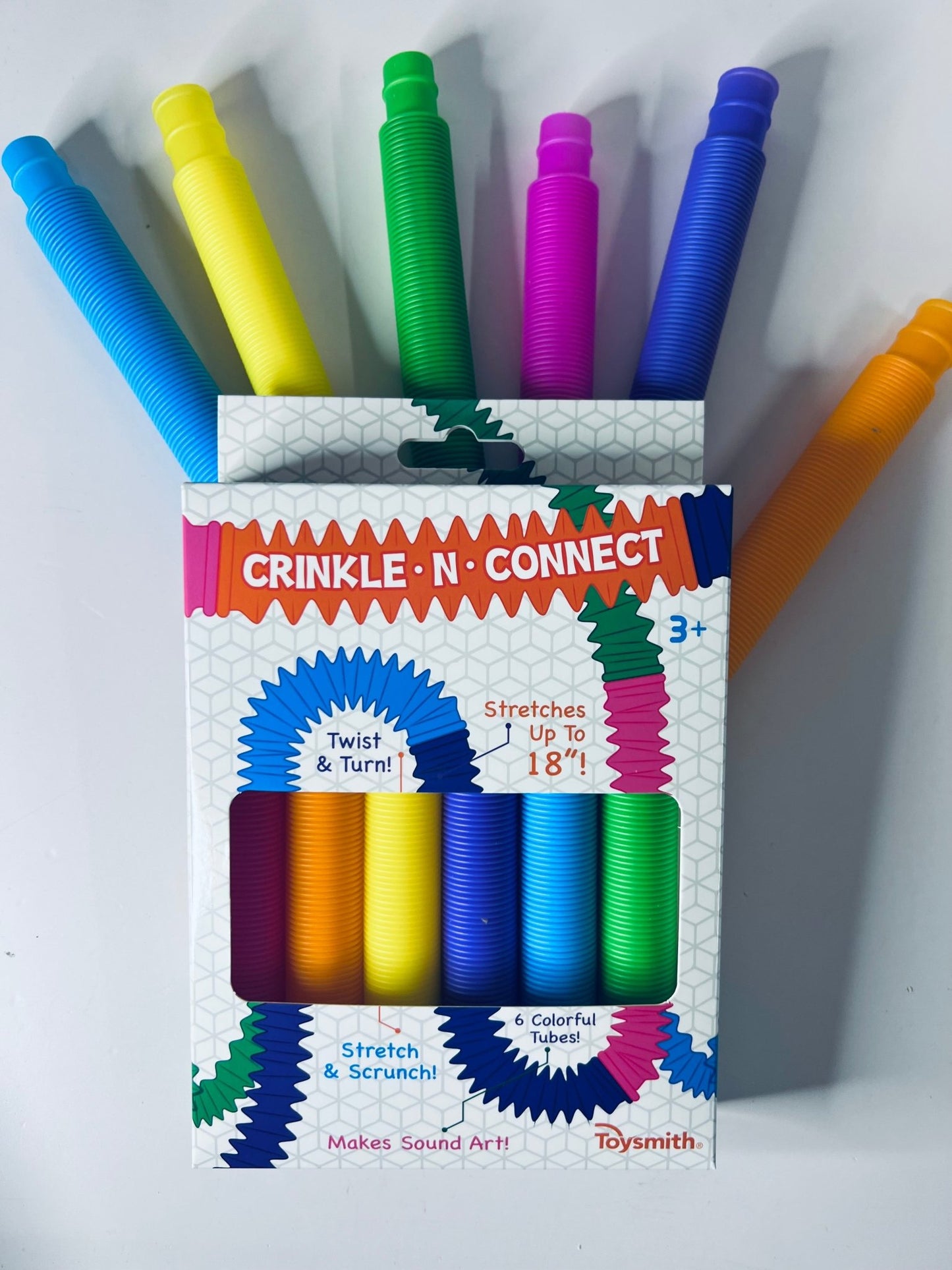 Pop Tubes Sensory Play Crinkle and Connect Tubes Fidget Toys Pop Tubes - Speech and Smile