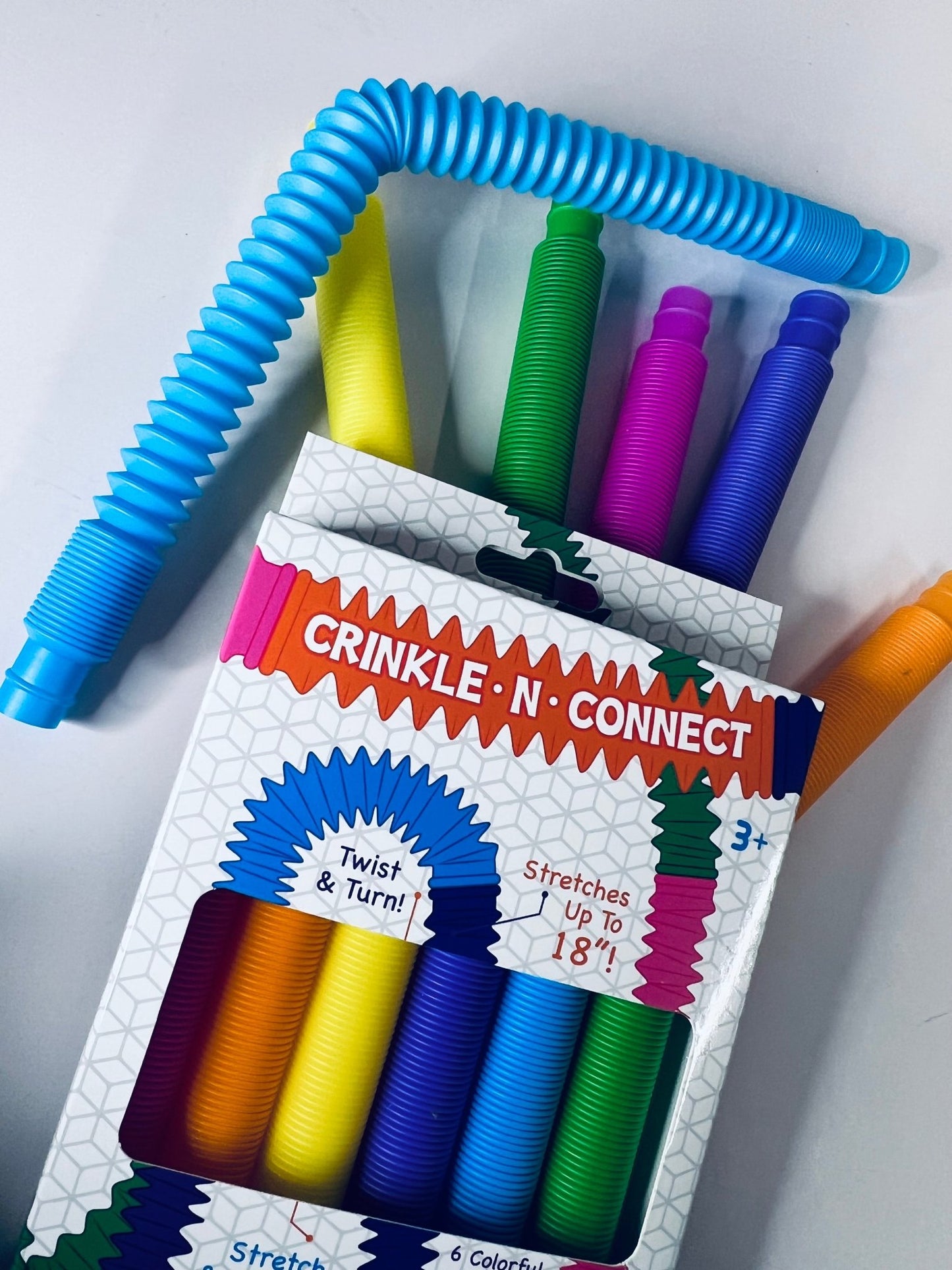 Pop Tubes Sensory Play Crinkle and Connect Tubes Fidget Toys Pop Tubes - Speech and Smile