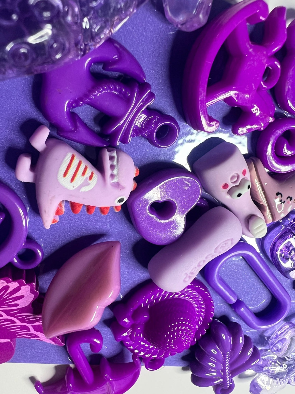 PURPLE Trinkets Color Sorting with Mini Objects and Card Learn Colors ...