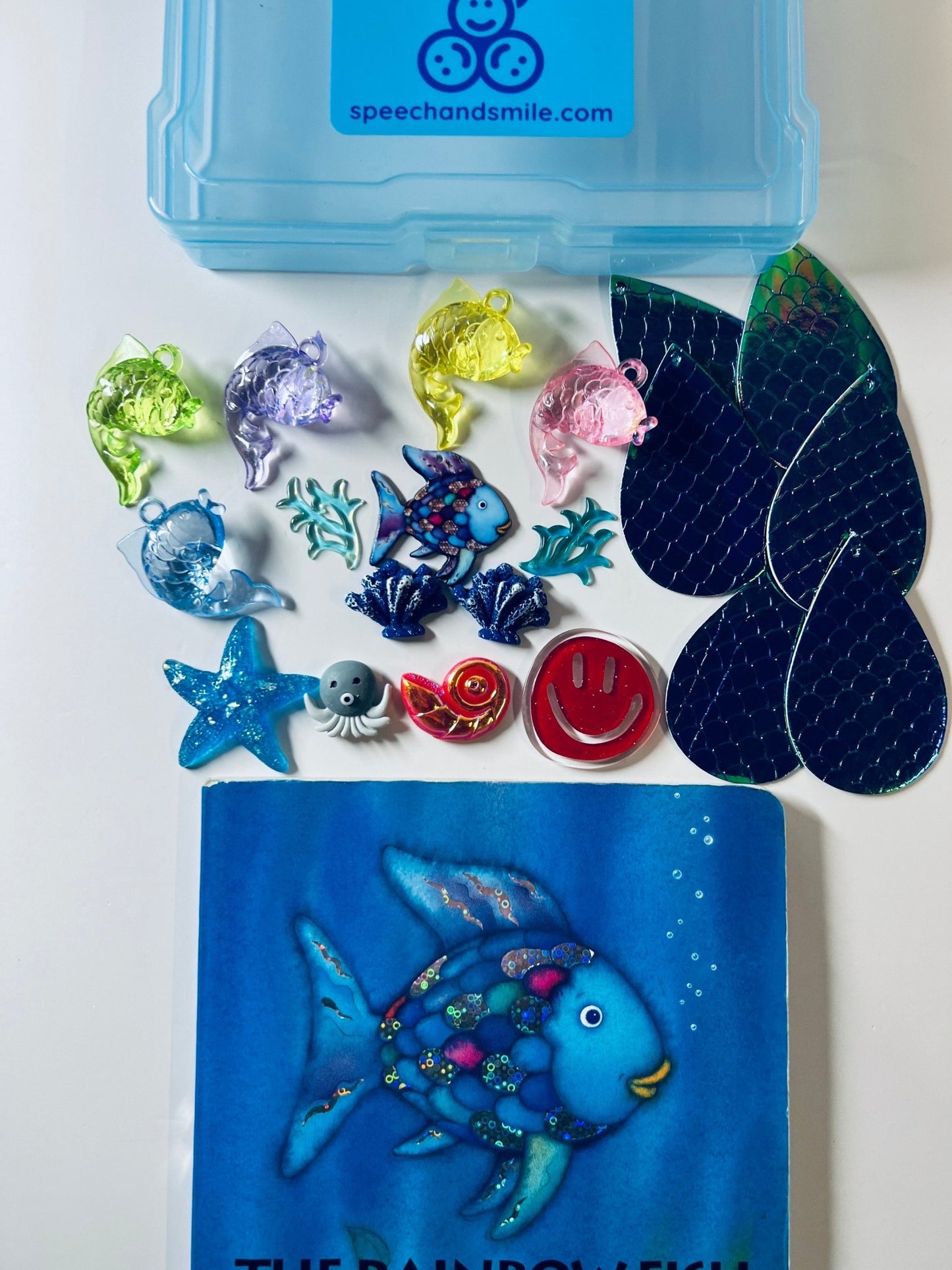 Rainbow Fish Story Kit with Mini Objects - Speech and Smile