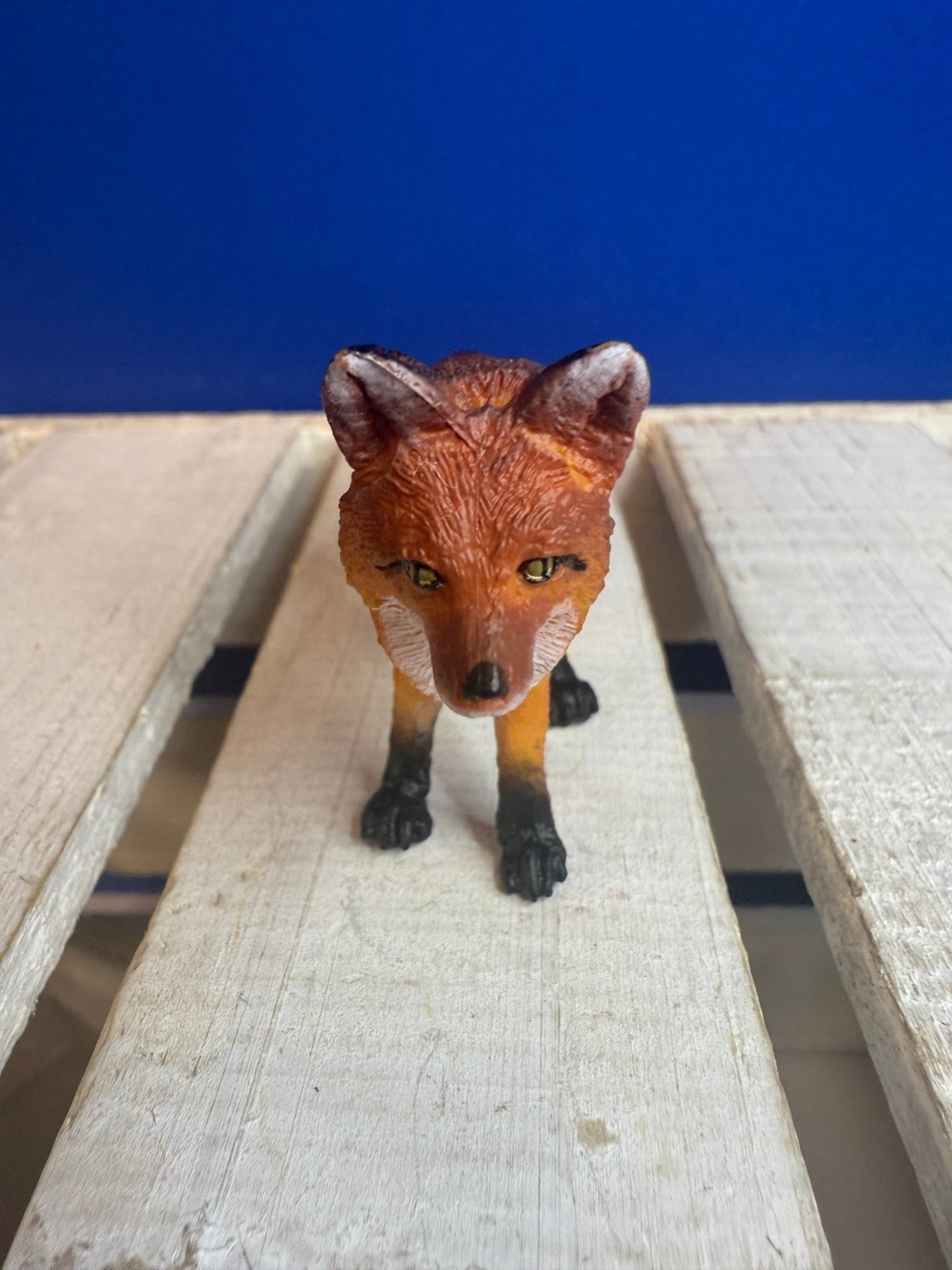 Red Fox Miniature Figure – 2.5 Inch Mini Object - Speech and Smile