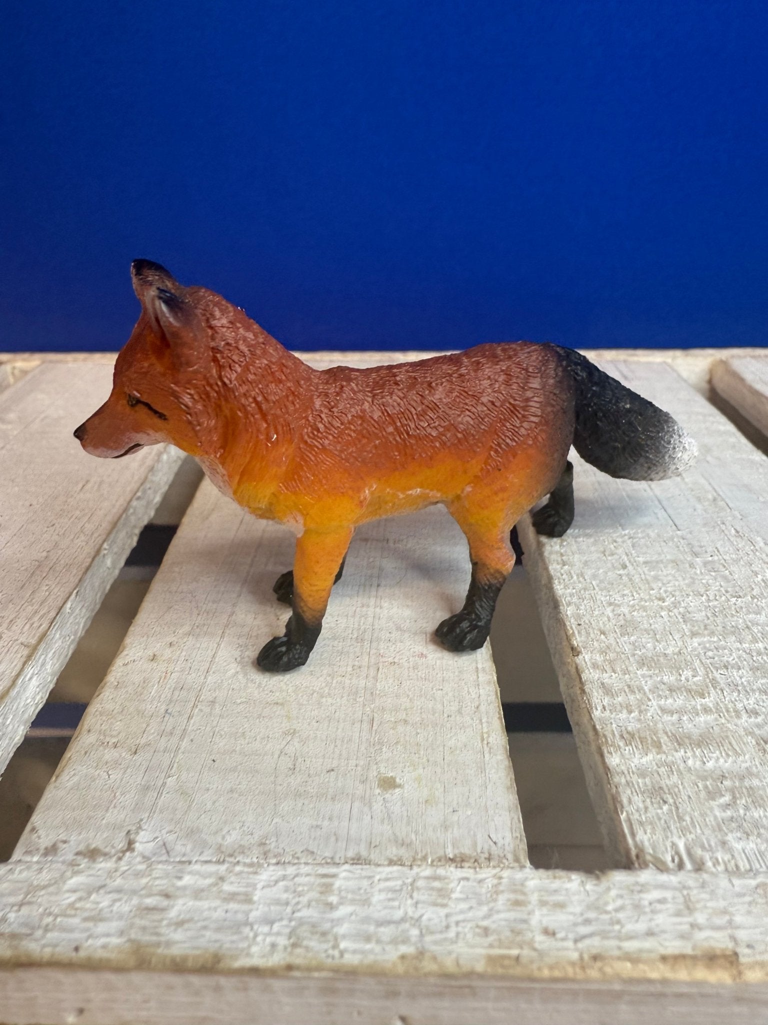 Red Fox Miniature Figure – 2.5 Inch Mini Object - Speech and Smile