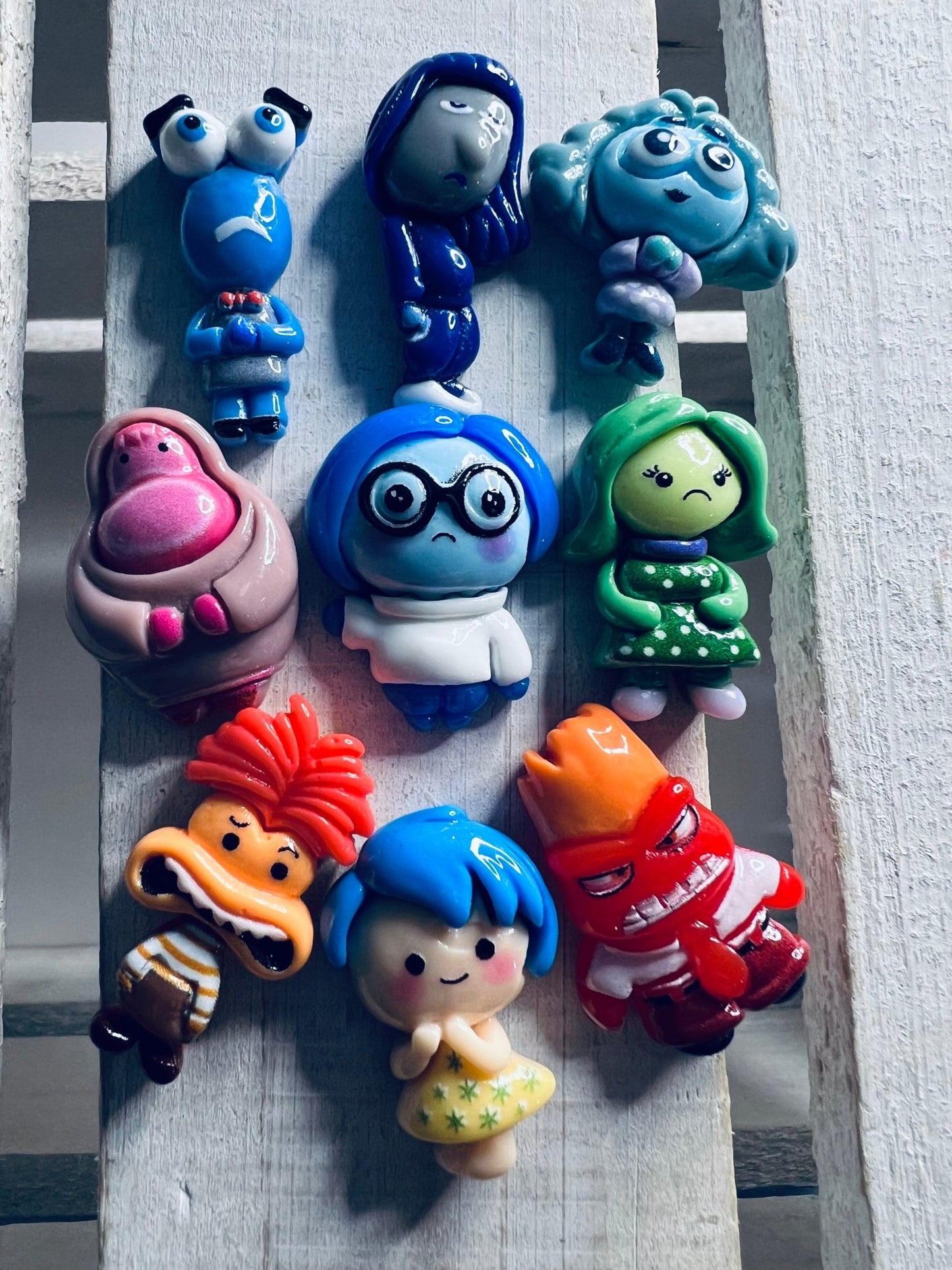 Say and Play EMOTIONS Task Box Includes 9 Inside Out Mini Figures and more Trinket Speech Therapy Mini Objects Emotion Minis - Speech and Smile