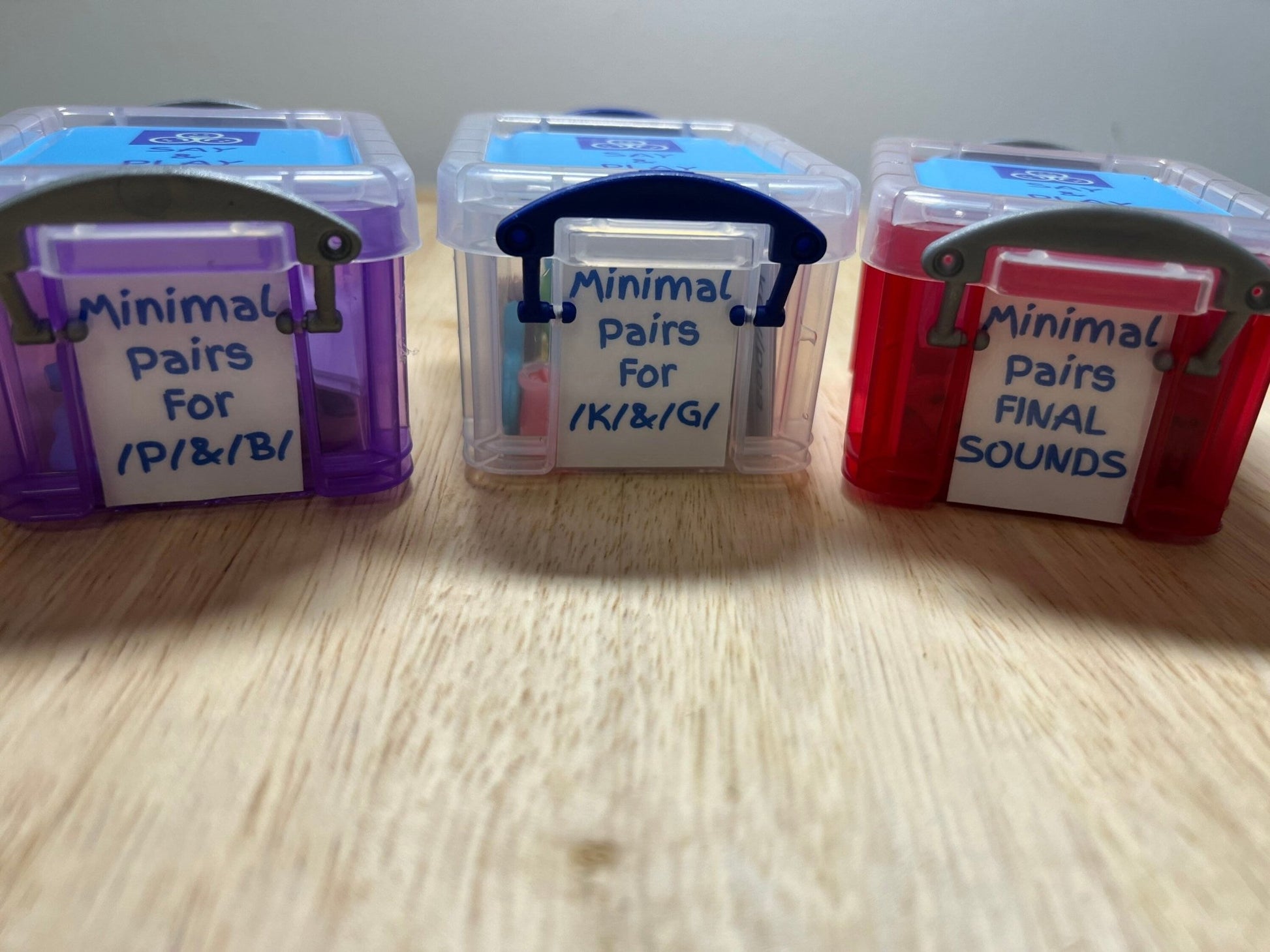 Say and Play Minimal Pair Speech Therapy Mini Objects Articulation Object and Final Consonant Deletion Objects for Speech Therapy - Speech and Smile
