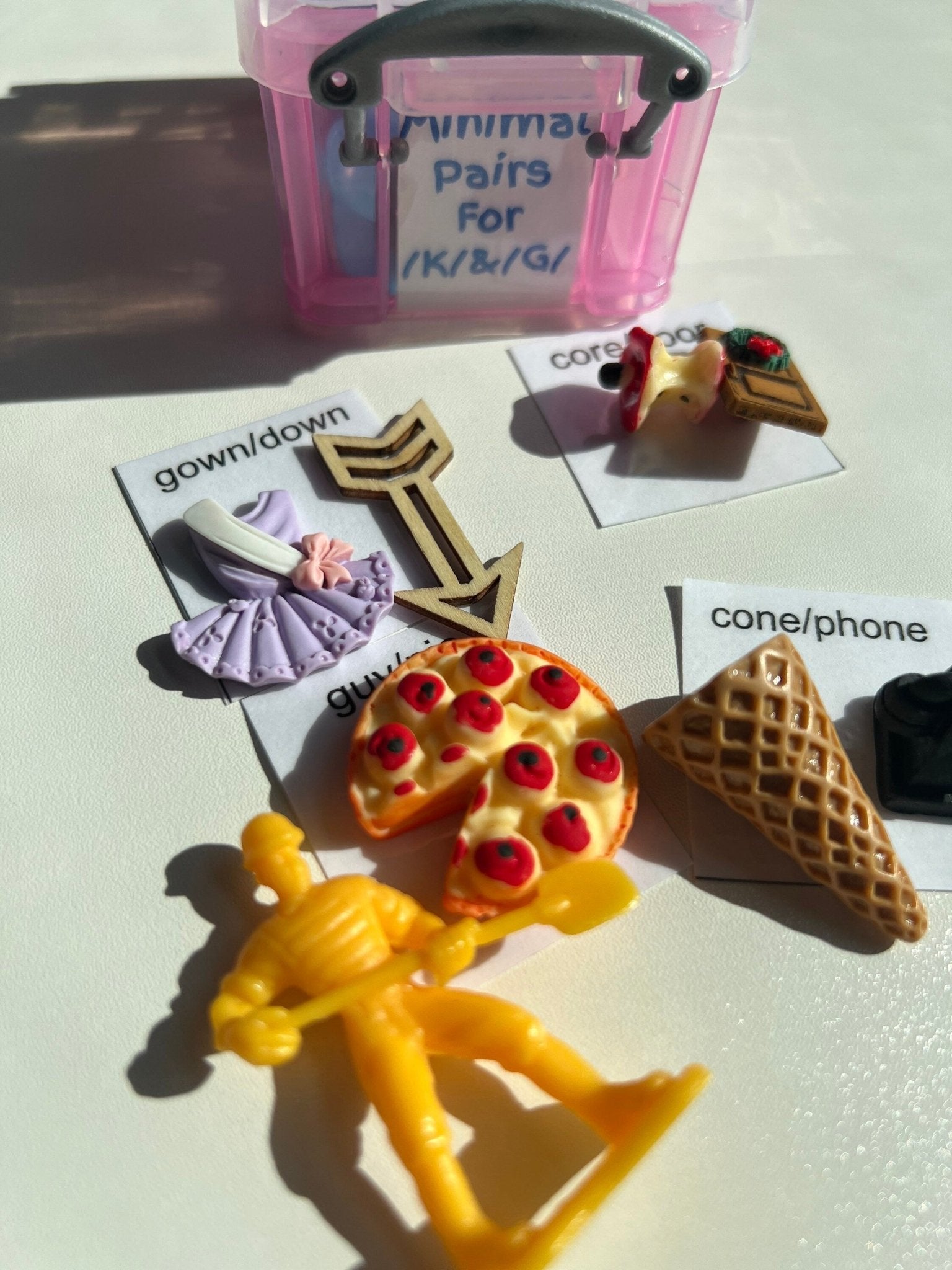 Say and Play Minimal Pair Speech Therapy Mini Objects Articulation Object and Final Consonant Deletion Objects for Speech Therapy - Speech and Smile