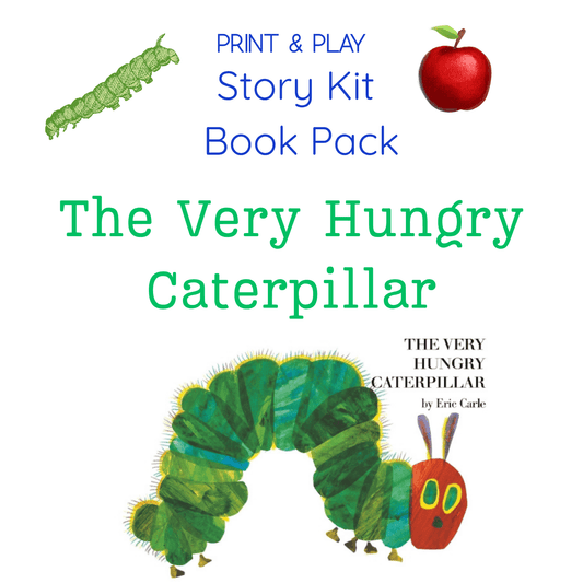 Say and Play Story Kit Companion Pack – The Very Hungry Caterpillar PRINTABLE ACTIVITIES Speech & Language Instant Download Book Extension - Speech and Smile