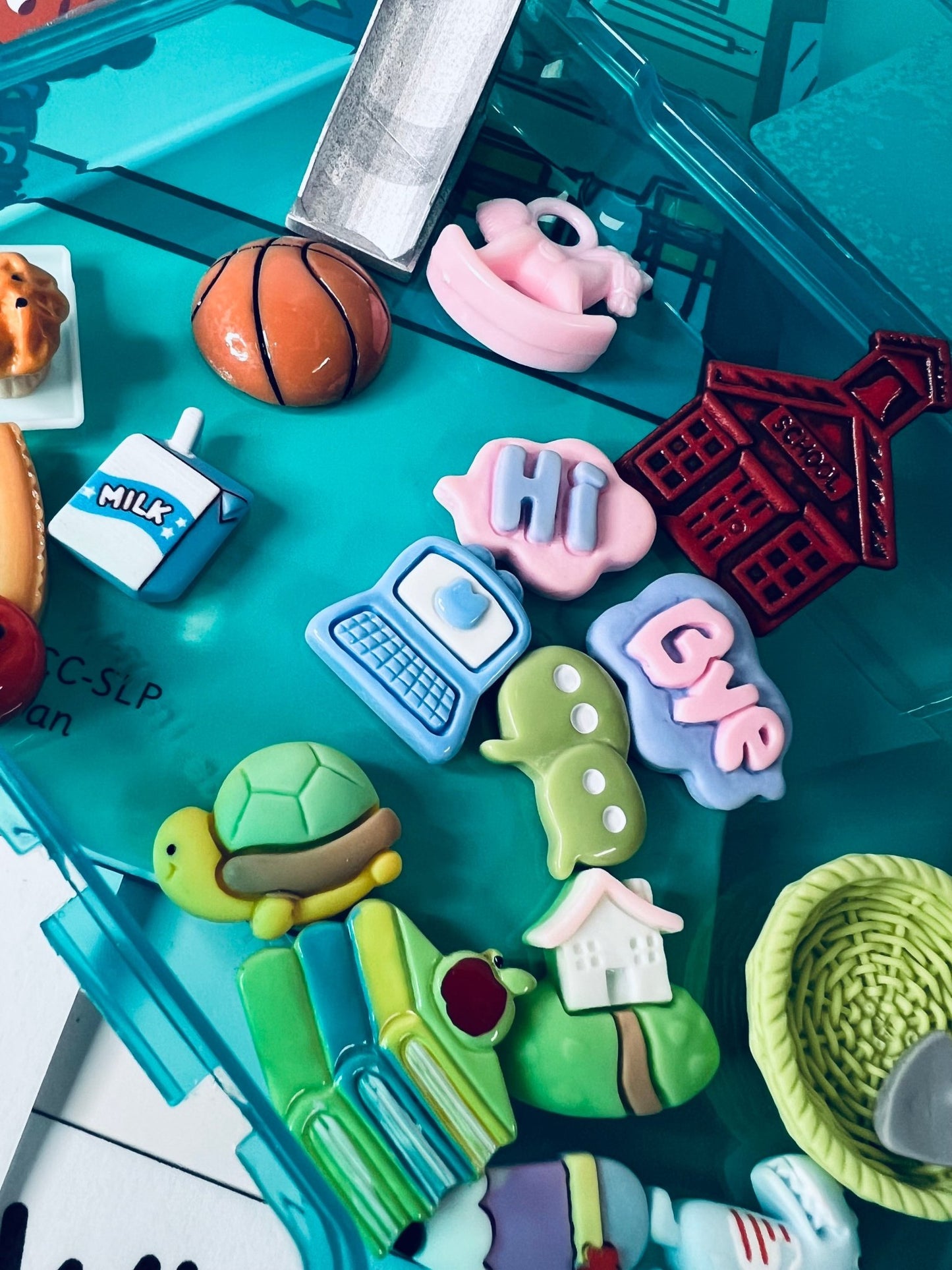 Say and Play Story Kit for Sy and You Mini Objects Speech Therapy AAC Books for Kids Inclusive Book - Speech and Smile