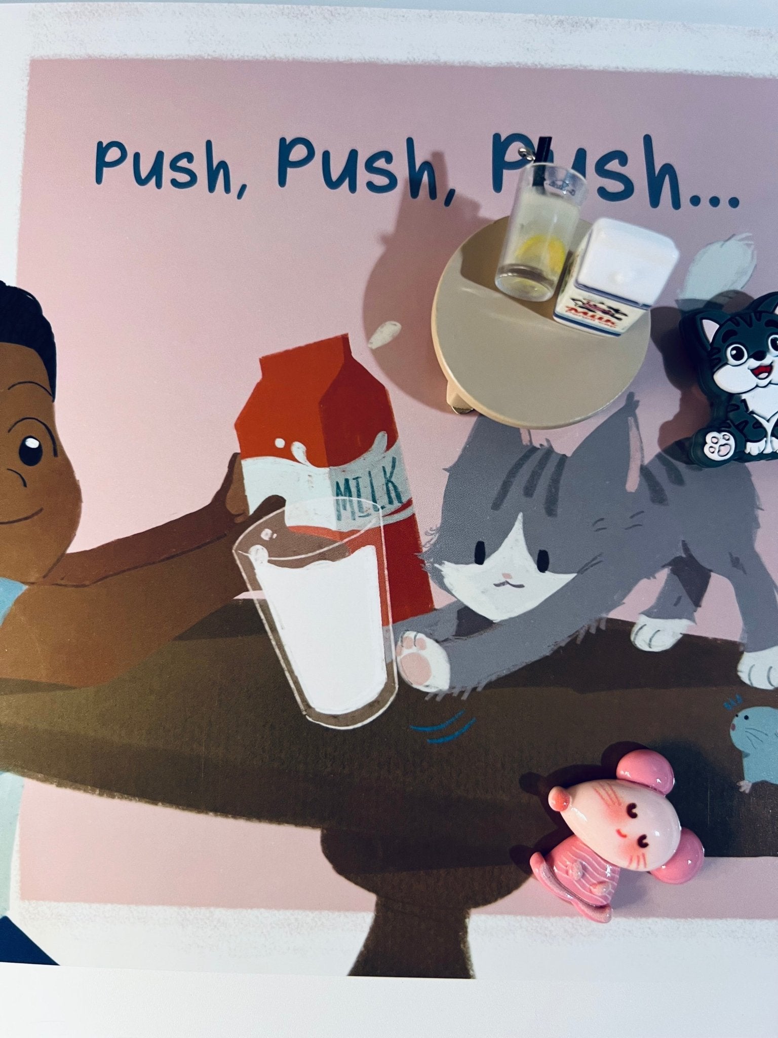 Say & Play Story Kit with Mini Objects – Let’s Go Kitty + Early Sounds Book INCLUDES BOOK - Speech Therapy, Apraxia, Language Learning - Speech and Smile