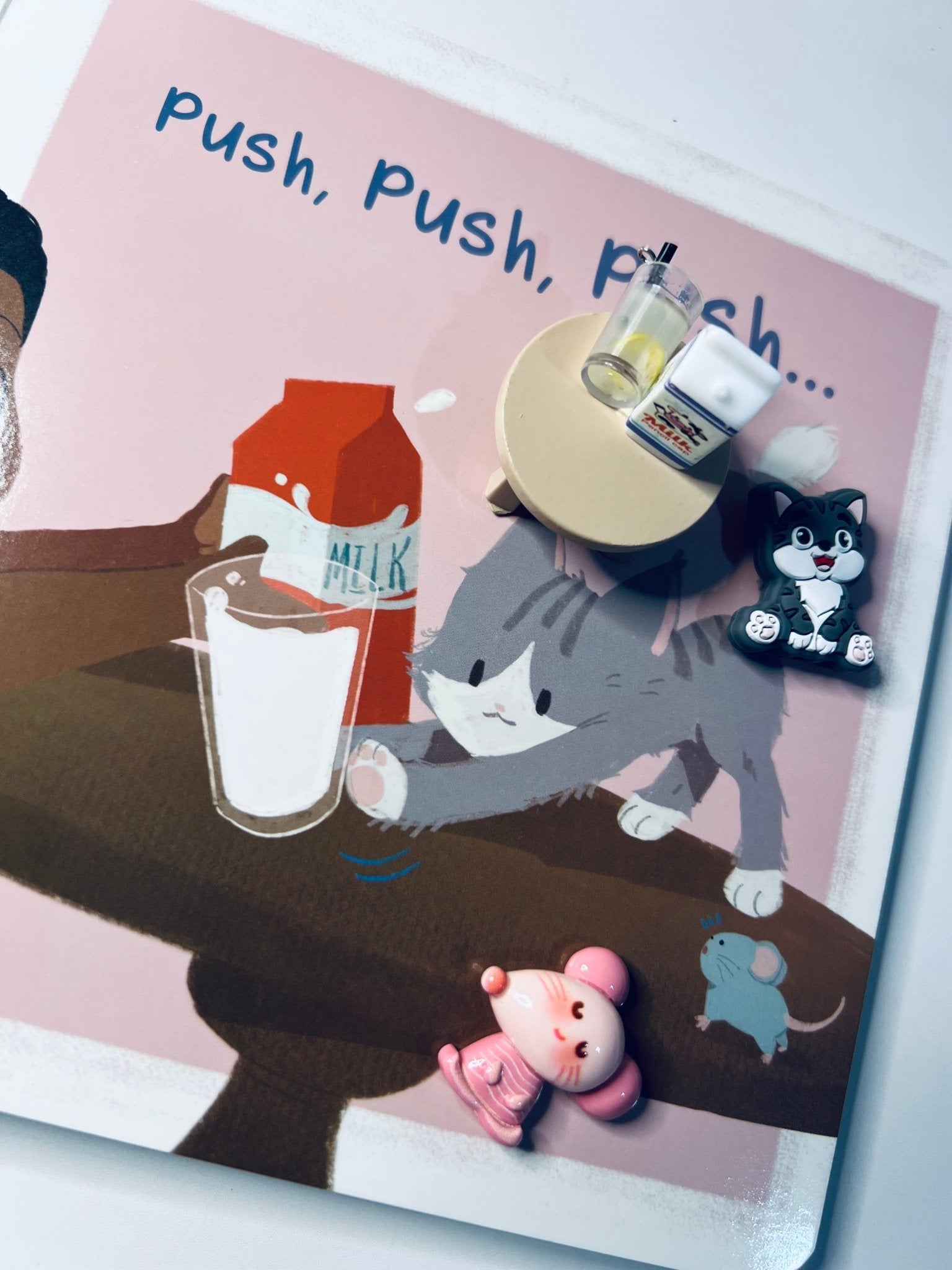 Say & Play Story Kit with Mini Objects – Let’s Go Kitty + Early Sounds Book INCLUDES BOOK - Speech Therapy, Apraxia, Language Learning - Speech and Smile