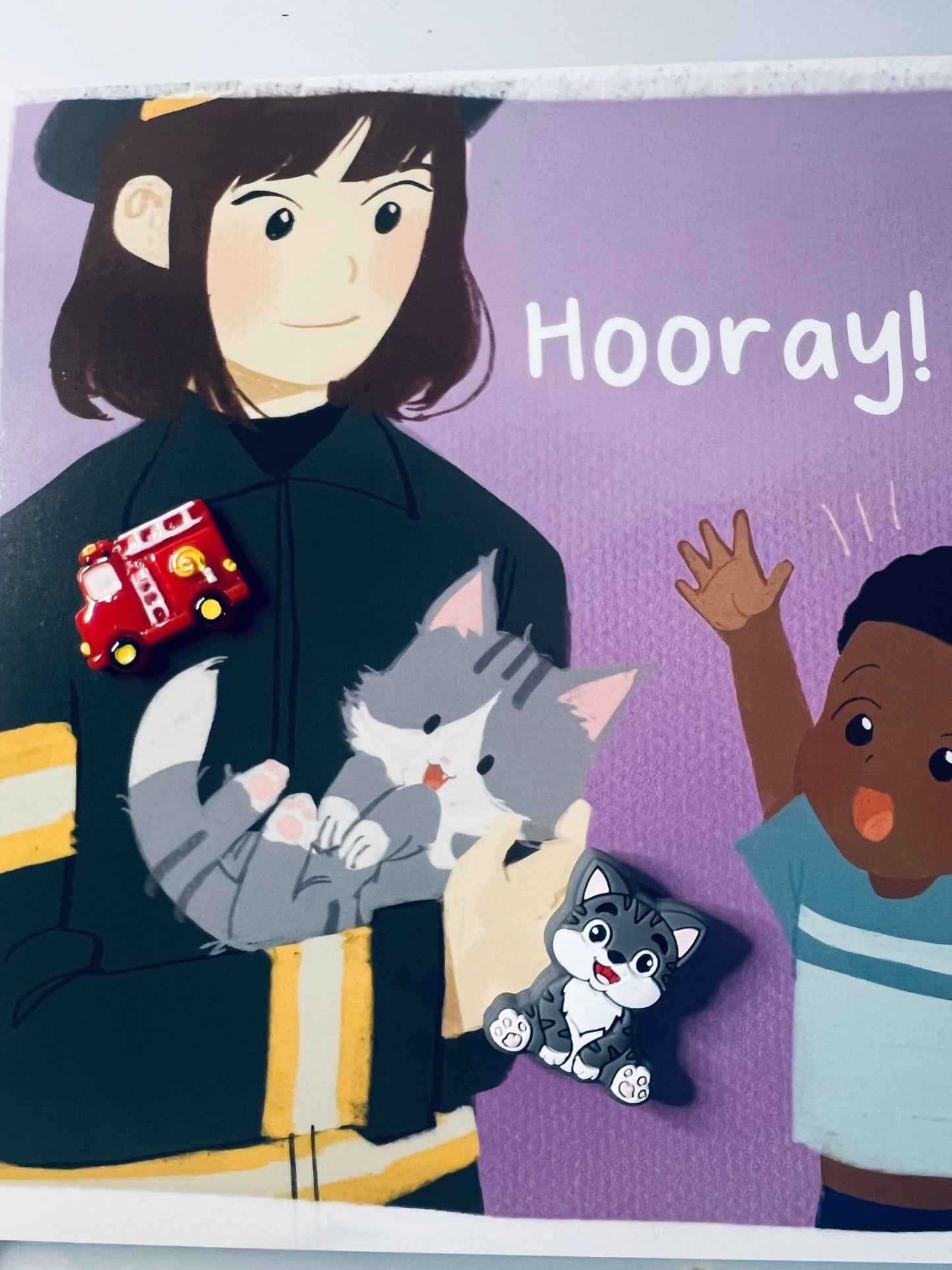 Say & Play Story Kit with Mini Objects – Let’s Go Kitty + Early Sounds Book INCLUDES BOOK - Speech Therapy, Apraxia, Language Learning - Speech and Smile