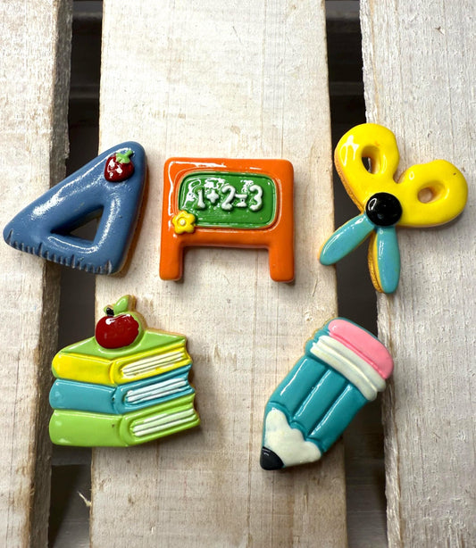 School Mini Objects Back to school Trinkets Set of 5 miniatures - Speech and Smile
