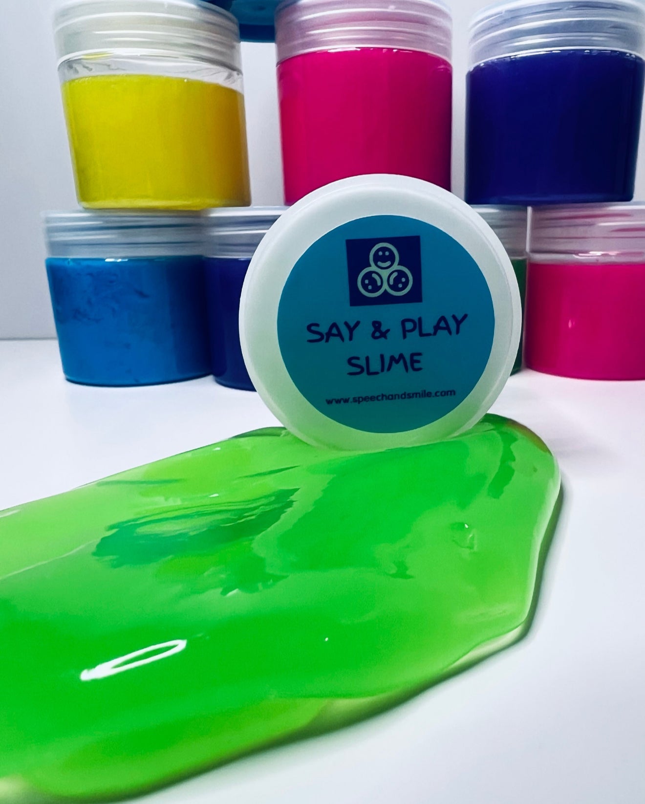 Sensory Slime Pod | Slime Jar for Kids | Say & Play Sensory Play - Speech and Smile