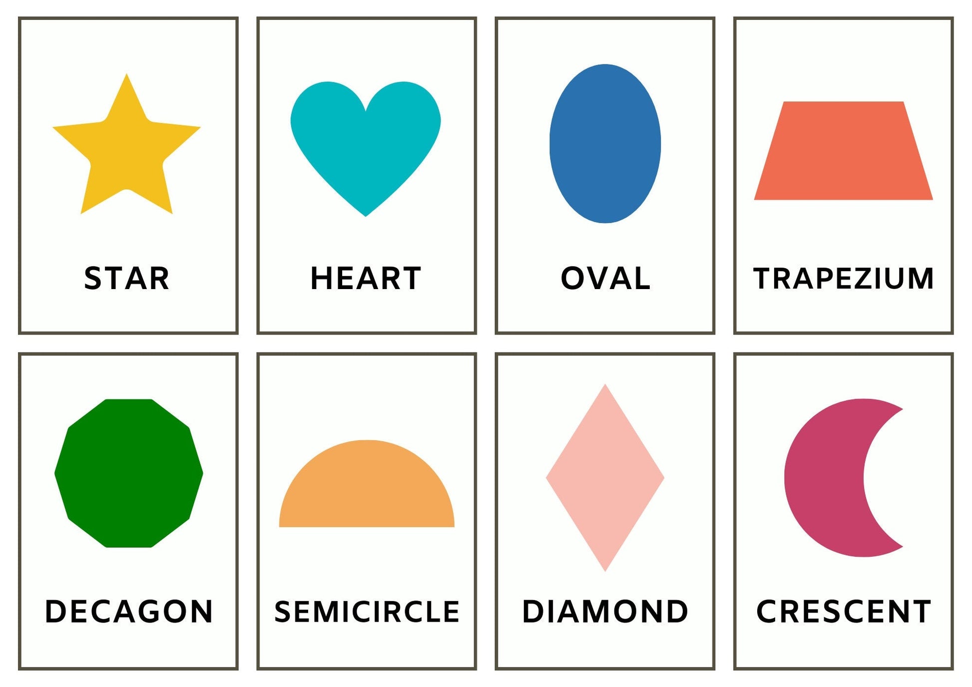 SHAPES Sort Mat Printable - Shape Sorting Digital Download - Preschool Shapes - Learn Shapes - Match Shapes Printable Activity - Speech and Smile