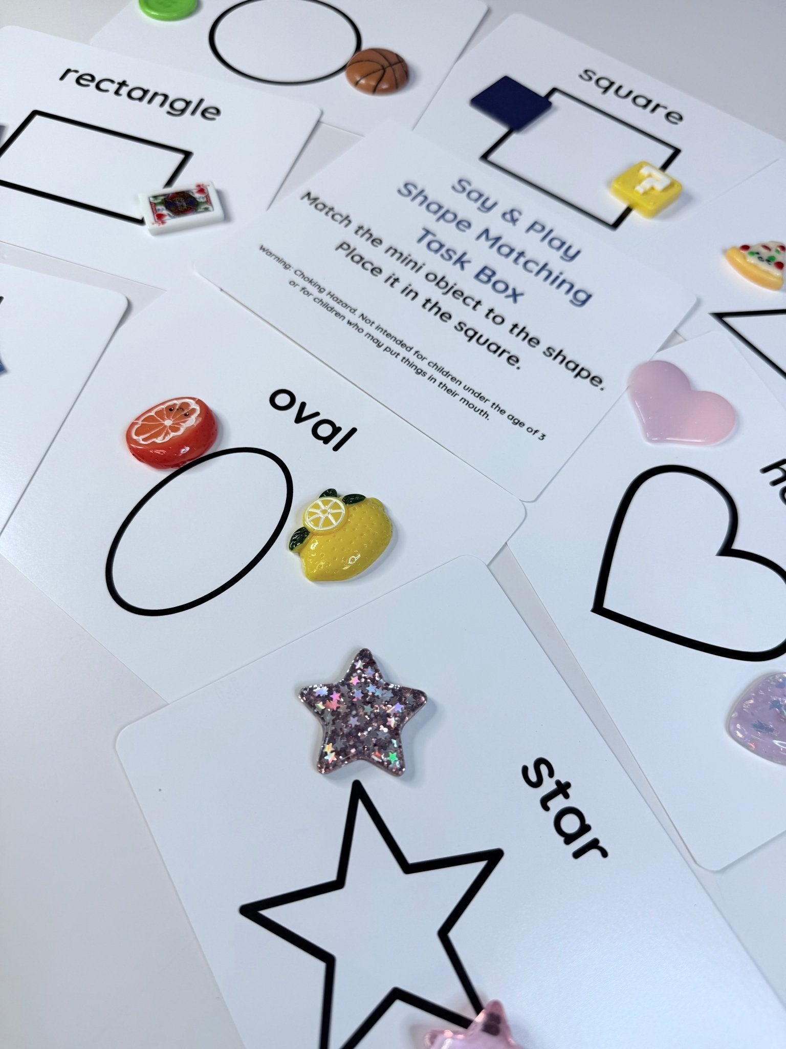 SHAPES Task Box with Mini Objects | Concepts Kit | Play - Based Learning Tool - Speech and Smile