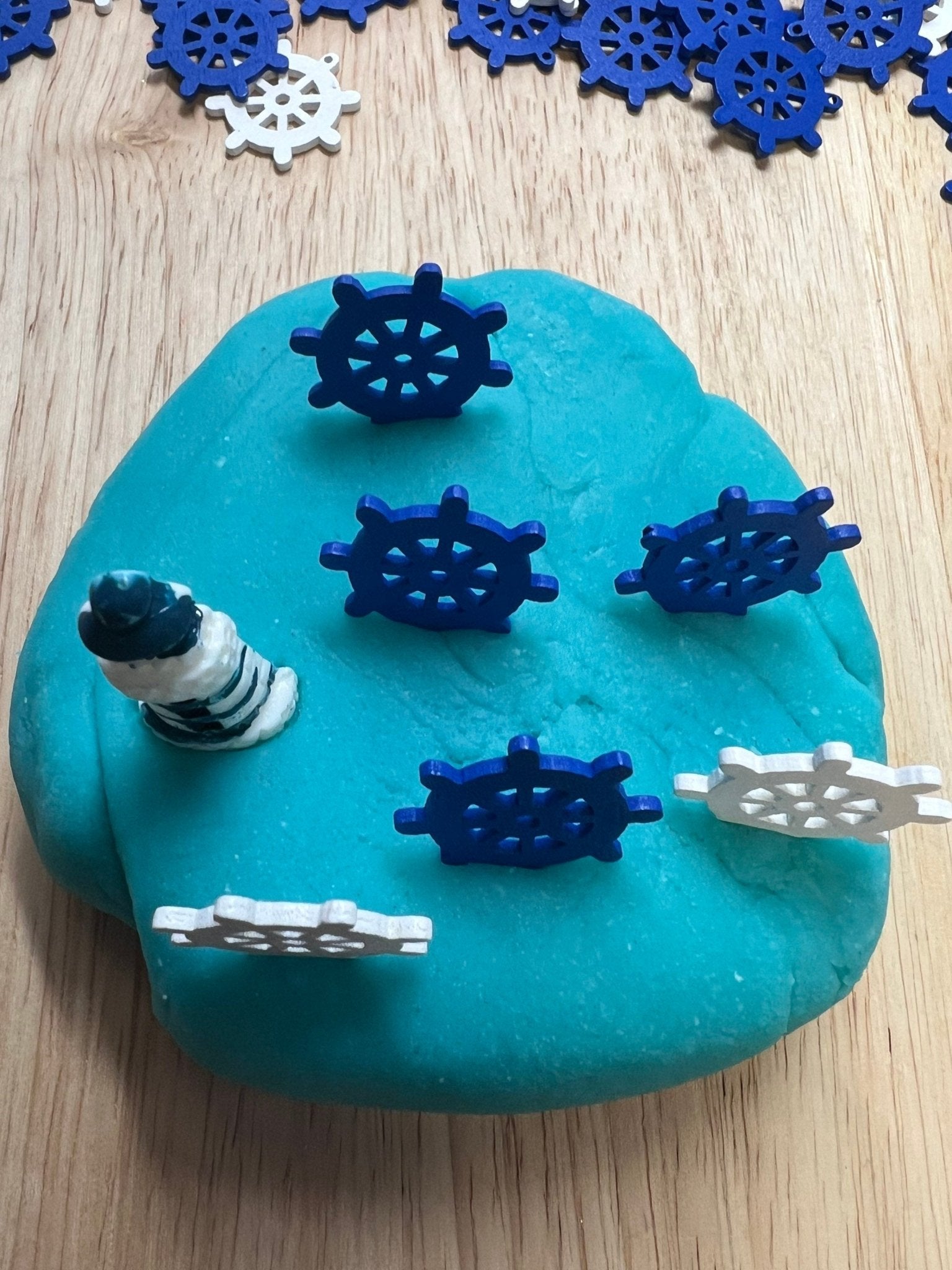 SHIPS WHEEL Mini Object - Speech Therapy Mini Objects - NAUTICAL Trinkets - Beach Mini Objects - I Spy Objects - Ocean Trinkets - Speech and Smile