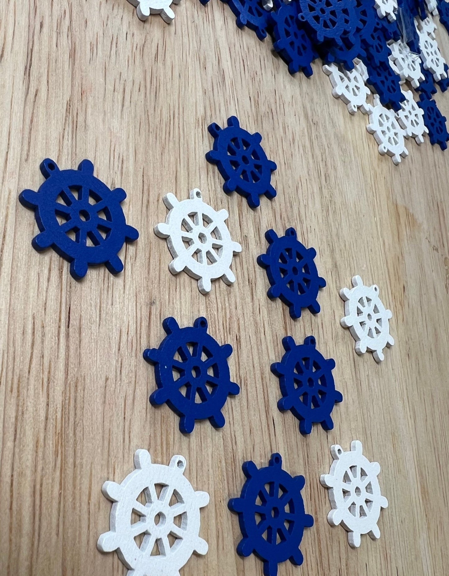 SHIPS WHEEL Mini Object - Speech Therapy Mini Objects - NAUTICAL Trinkets - Beach Mini Objects - I Spy Objects - Ocean Trinkets - Speech and Smile