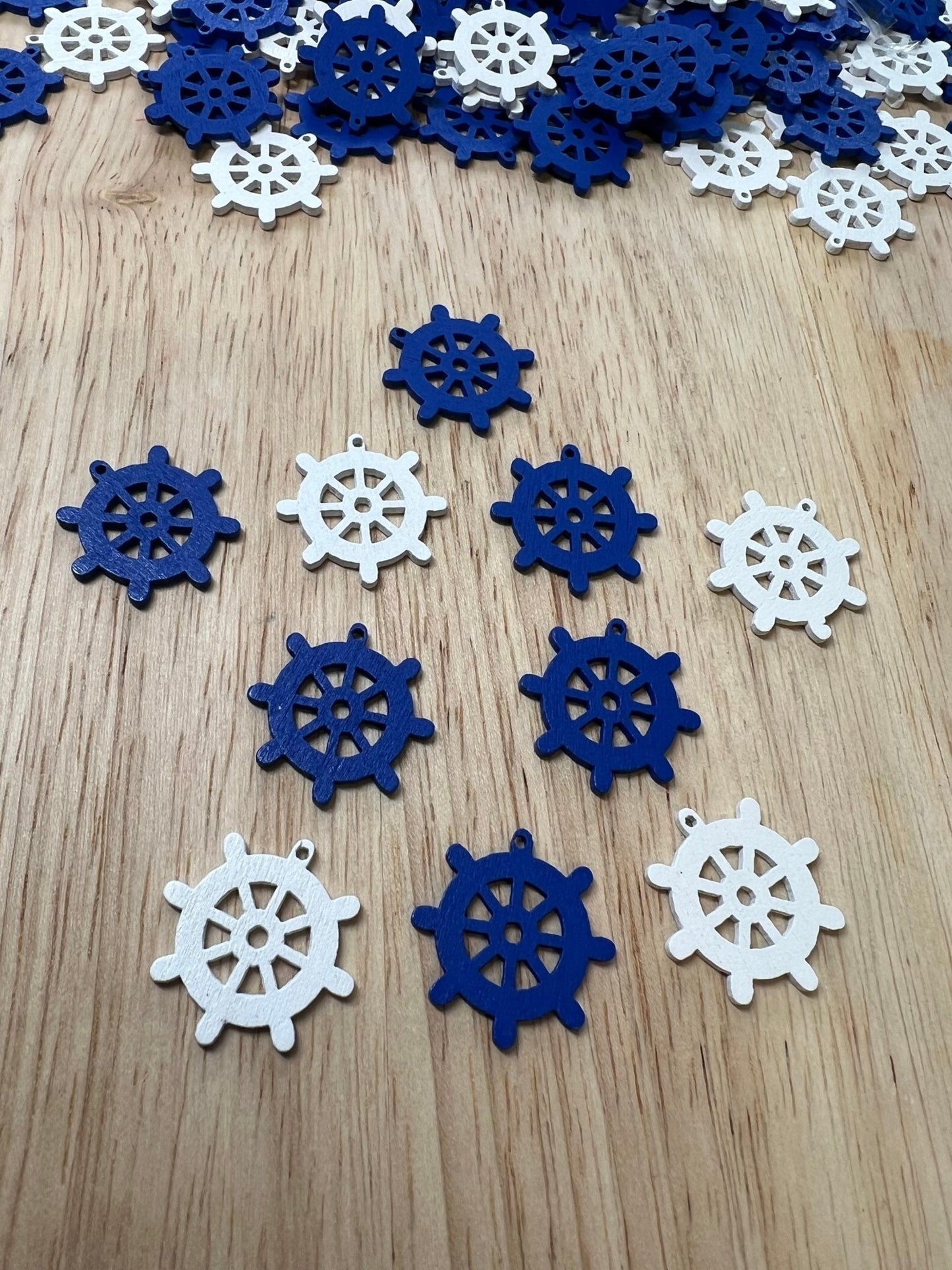 SHIPS WHEEL Mini Object - Speech Therapy Mini Objects - NAUTICAL Trinkets - Beach Mini Objects - I Spy Objects - Ocean Trinkets - Speech and Smile