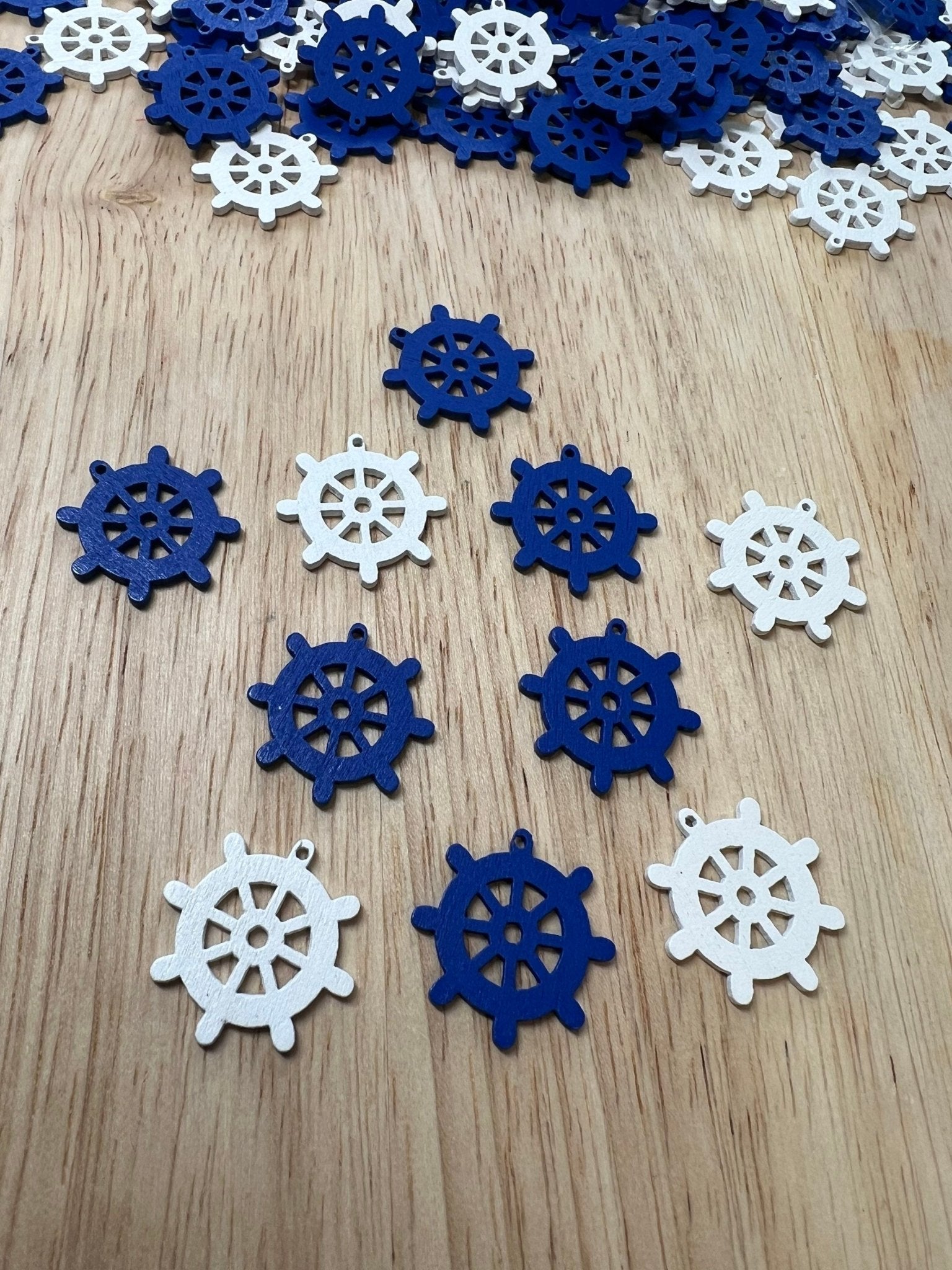 SHIPS WHEEL Mini Object - Speech Therapy Mini Objects - NAUTICAL Trinkets - Beach Mini Objects - I Spy Objects - Ocean Trinkets - Speech and Smile