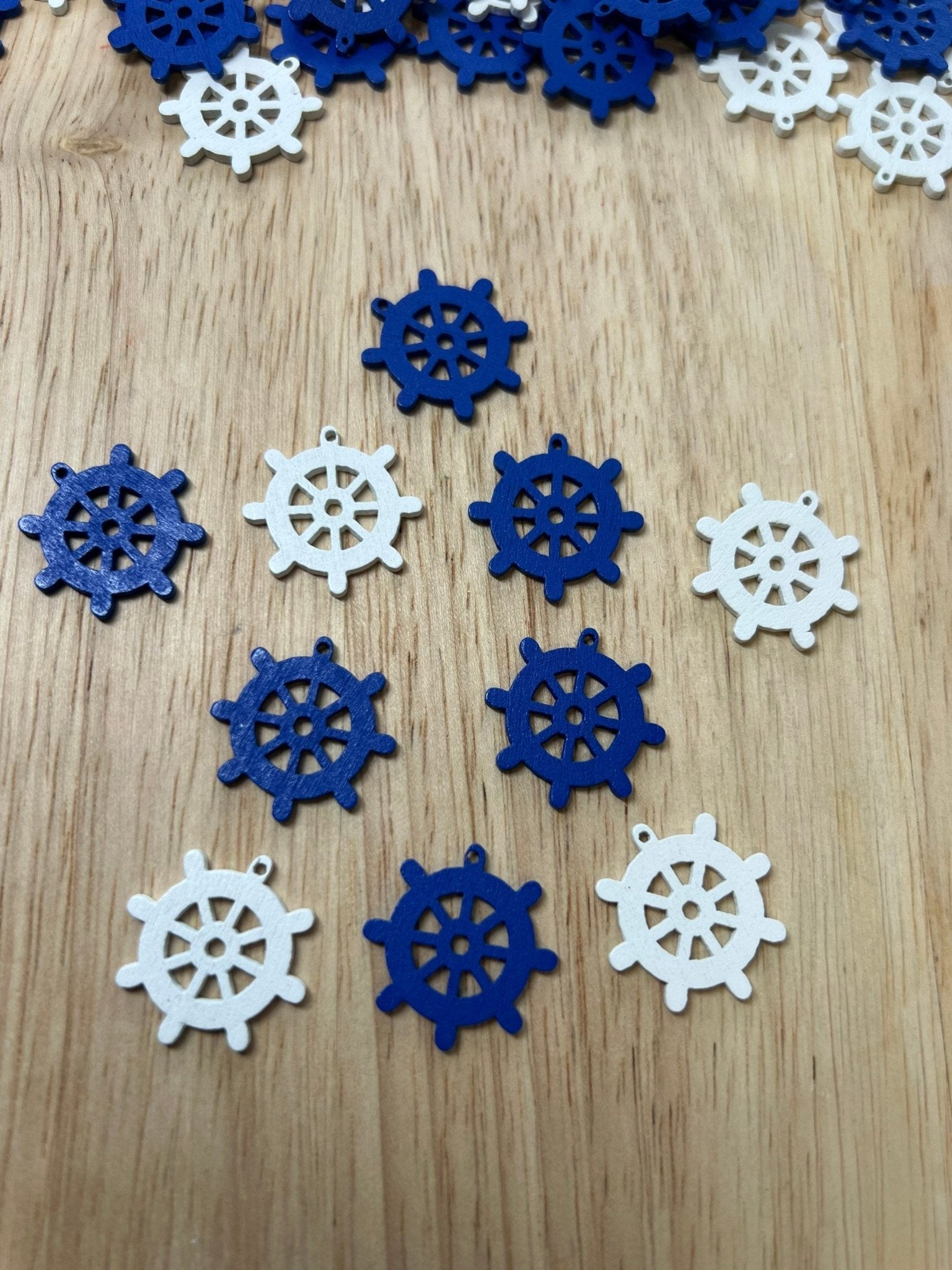 SHIPS WHEEL Mini Object - Speech Therapy Mini Objects - NAUTICAL Trinkets - Beach Mini Objects - I Spy Objects - Ocean Trinkets - Speech and Smile