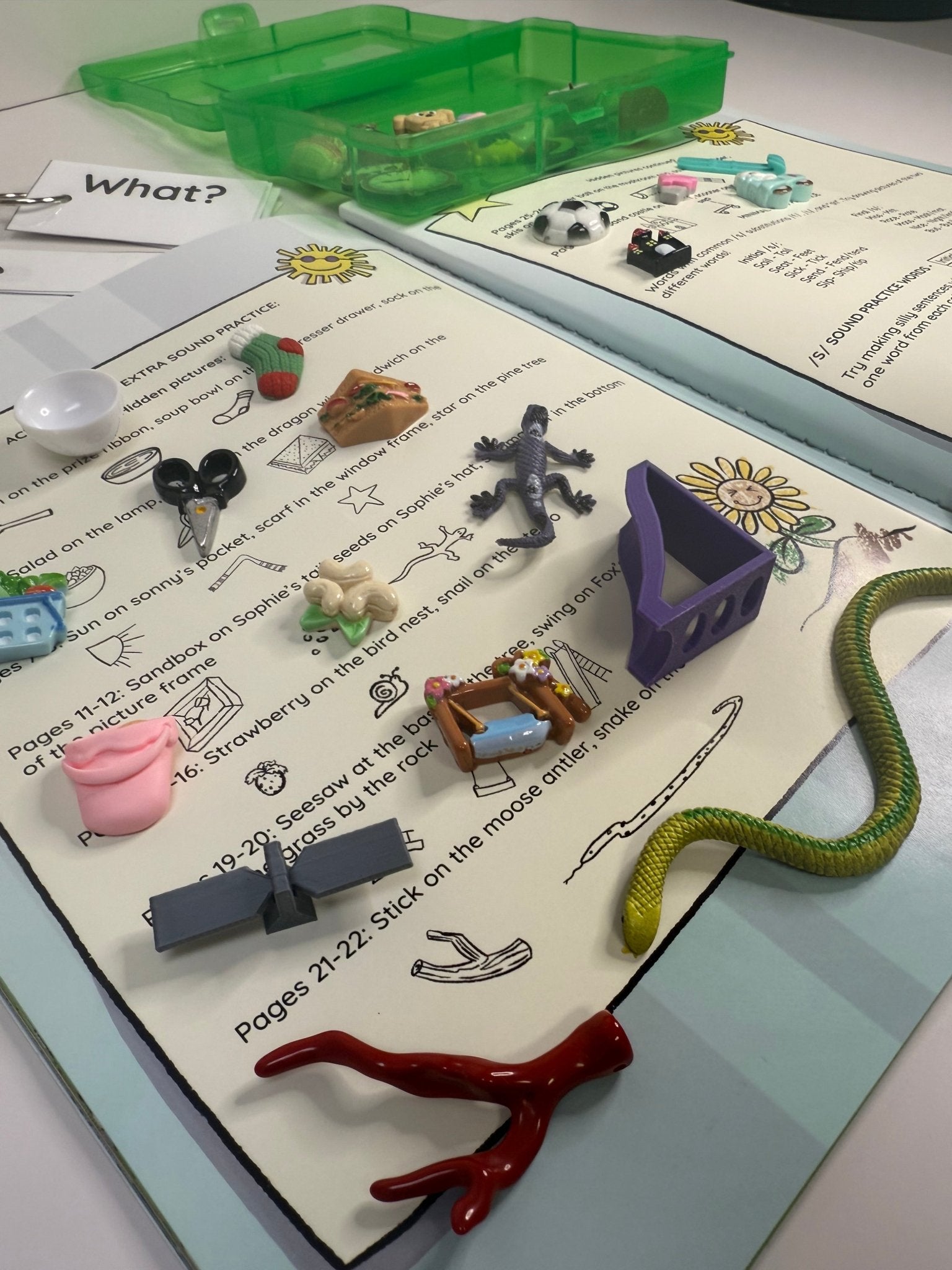 Sonny Says S Sound Mini Objects Story Kit - Speech and Smile