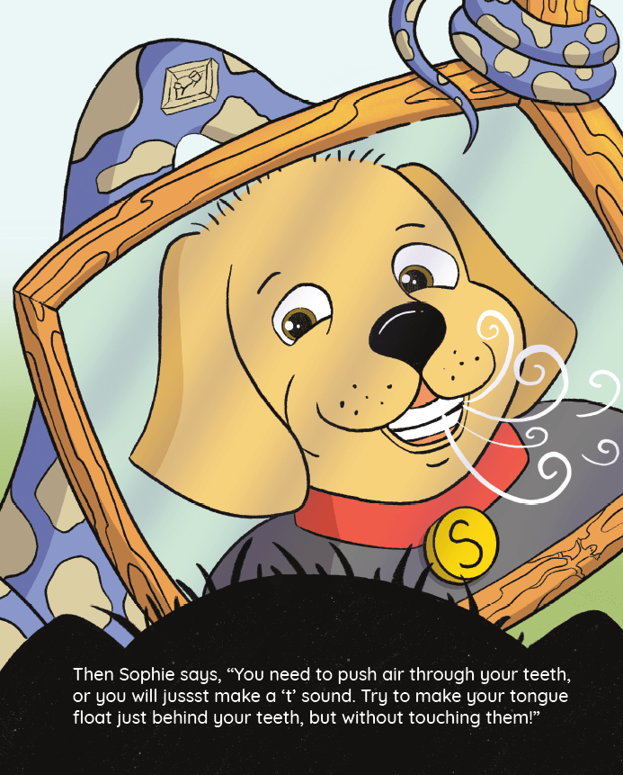 Sonny Says S – Speech Therapy Book for Targeting S Sounds Learn to Say and Read the S Sound | Created by a Speech Therapist - Speech and Smile