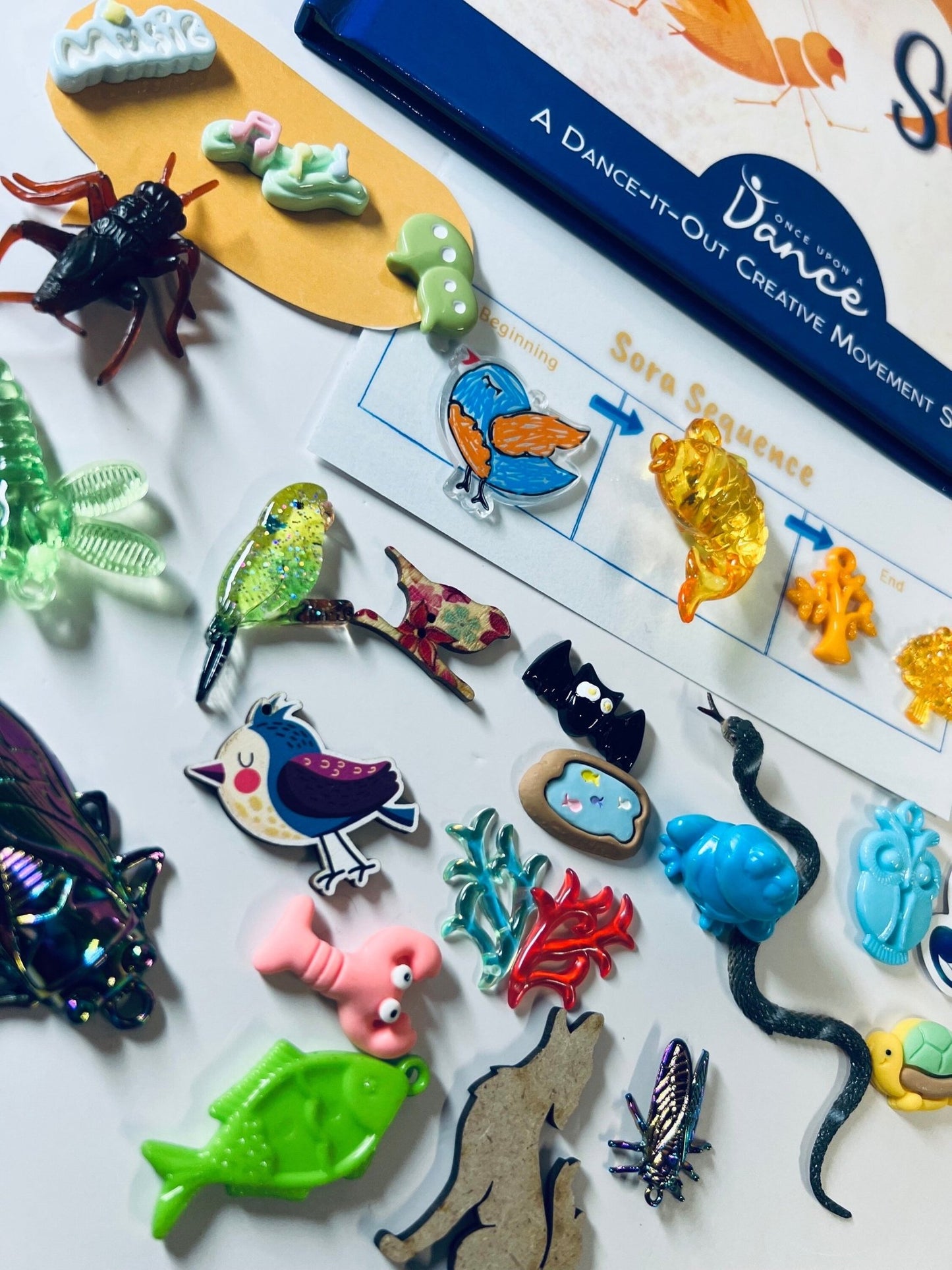 Sora Searches for a Song STORY KIT with MINI OBJECTS – INCLUDES BOOK Story with Movement - Speech and Smile