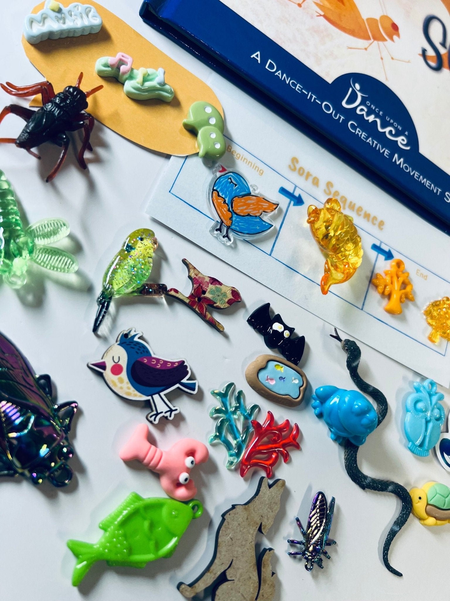 Sora Searches for a Song STORY KIT with MINI OBJECTS – INCLUDES BOOK Story with Movement - Speech and Smile