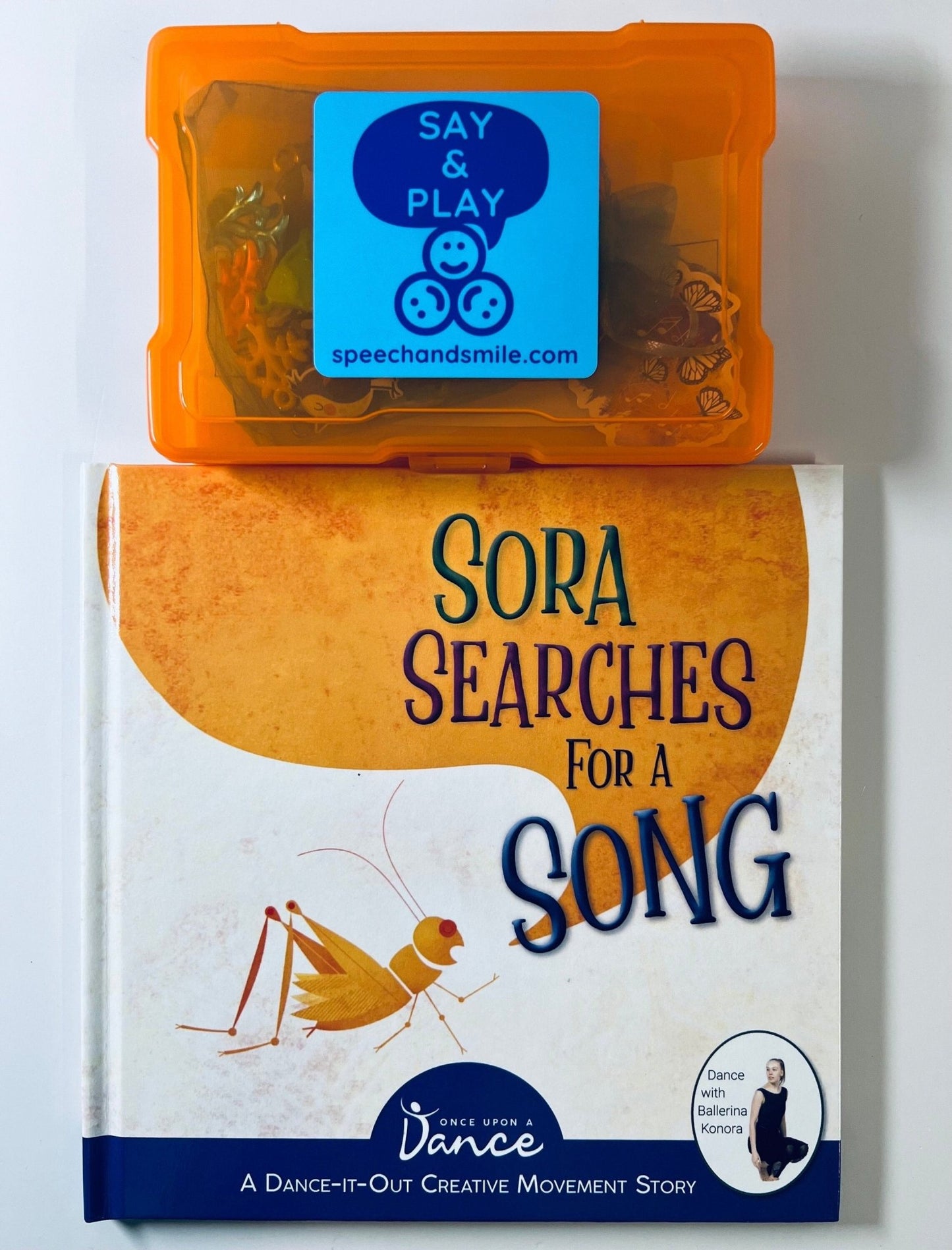 Sora Searches for a Song STORY KIT with MINI OBJECTS – INCLUDES BOOK Story with Movement - Speech and Smile