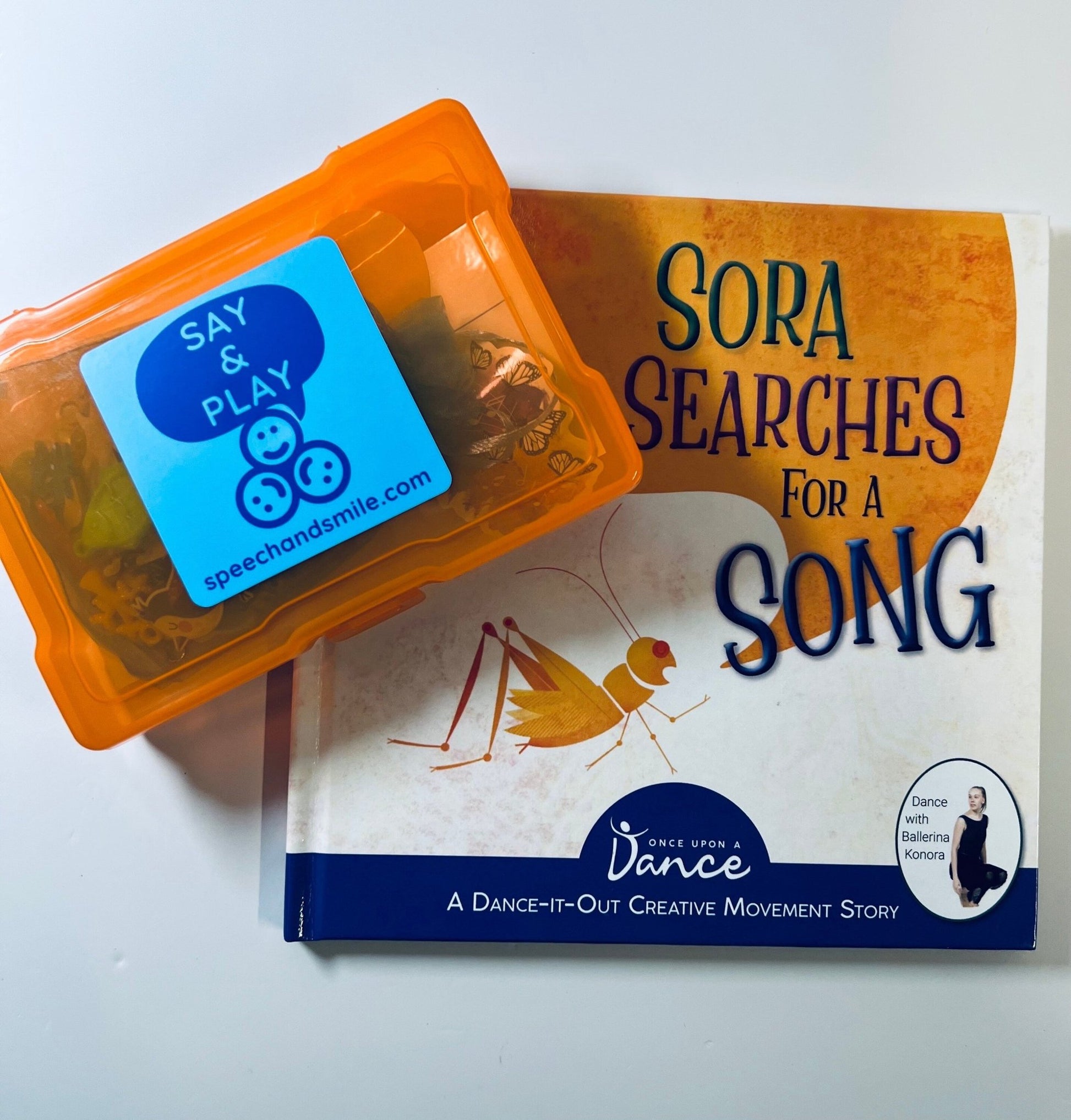 Sora Searches for a Song STORY KIT with MINI OBJECTS – INCLUDES BOOK Story with Movement - Speech and Smile