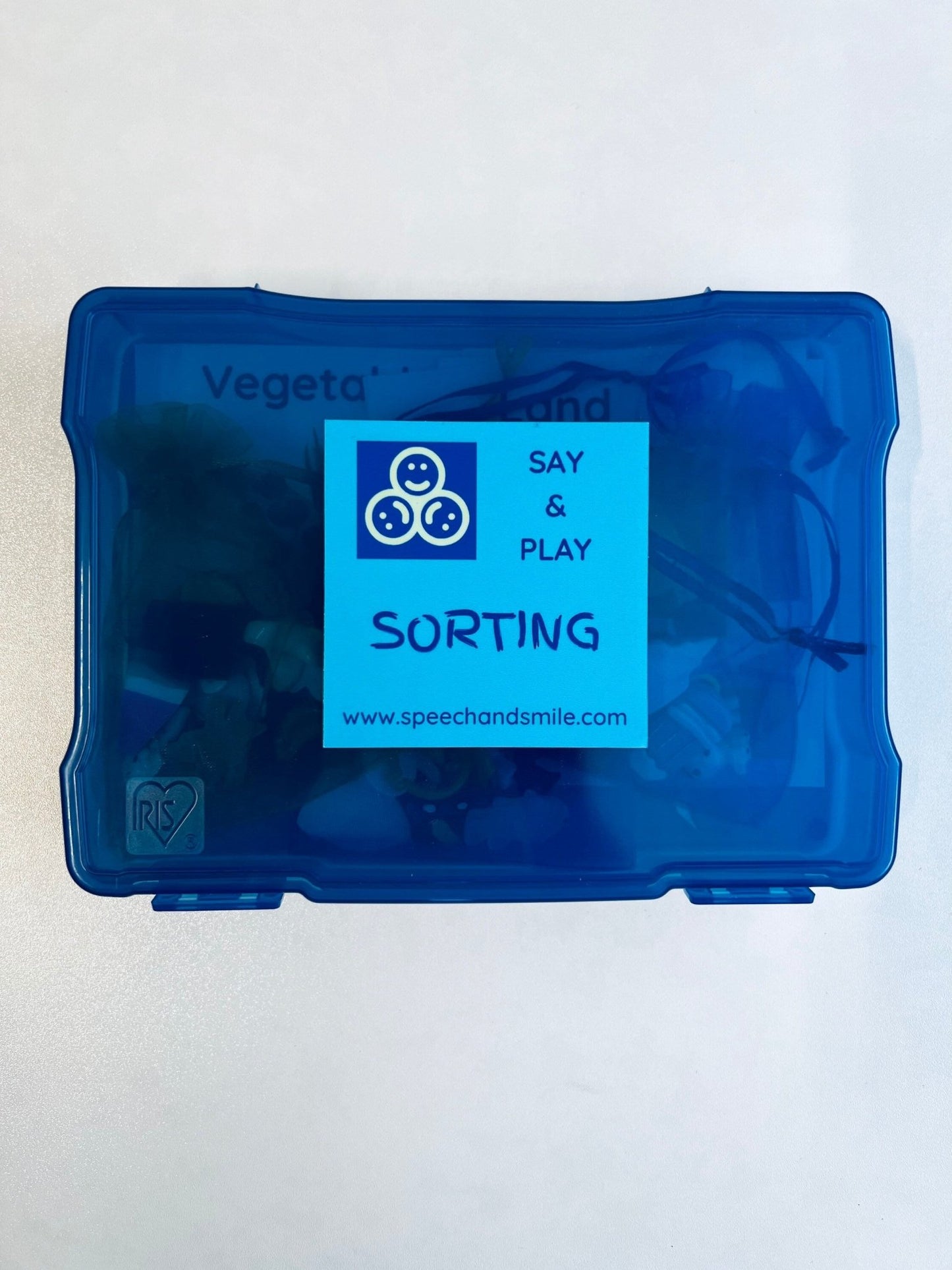Sorting Kit - Sorting Objects - Preschool Sorting Task Box - Speech Therapy Mini Objects Miniature Trinkets for Categoriies - Doodads - Speech and Smile