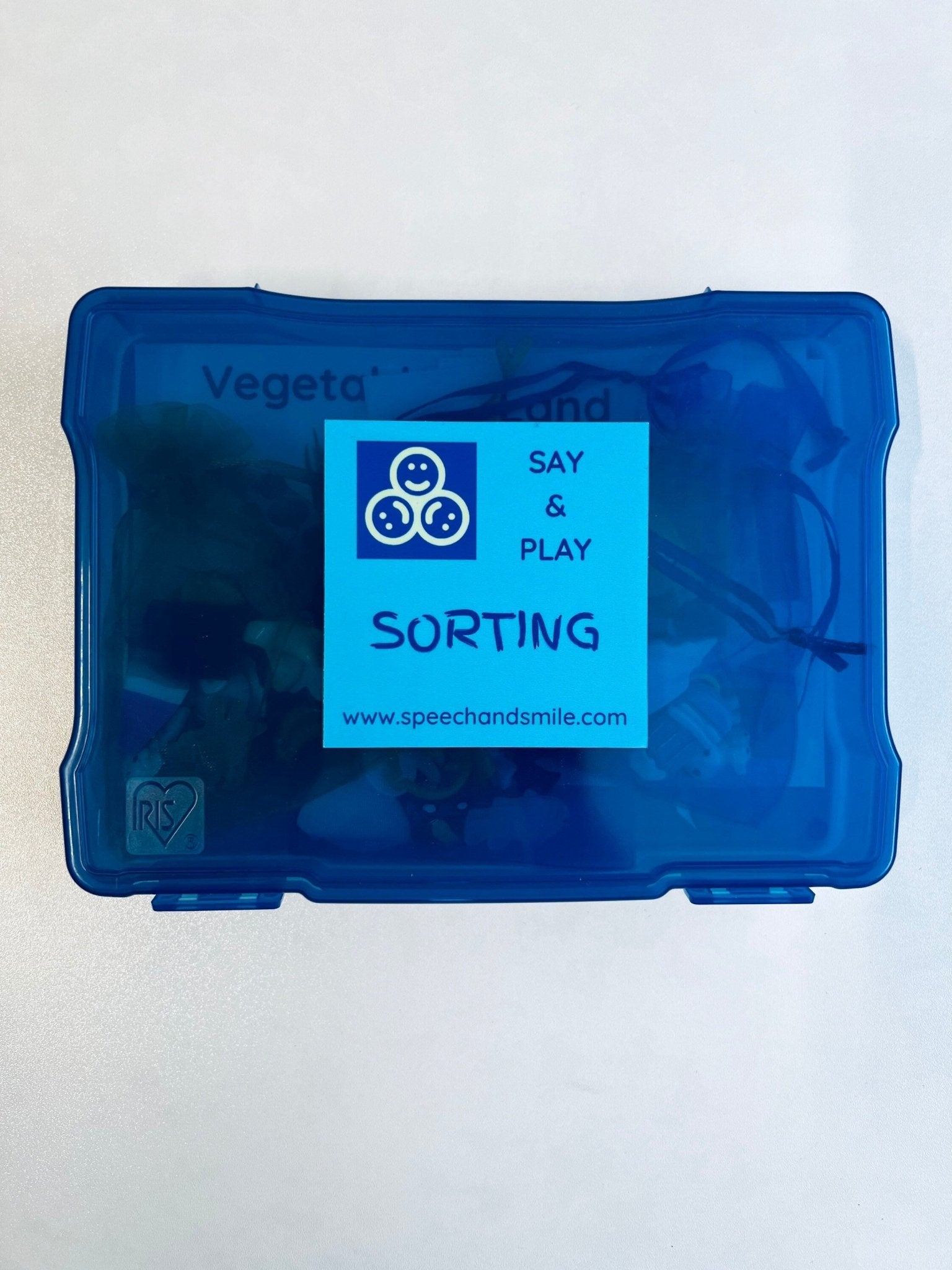 Sorting Kit - Sorting Objects - Preschool Sorting Task Box - Speech Therapy Mini Objects Miniature Trinkets for Categoriies - Doodads - Speech and Smile