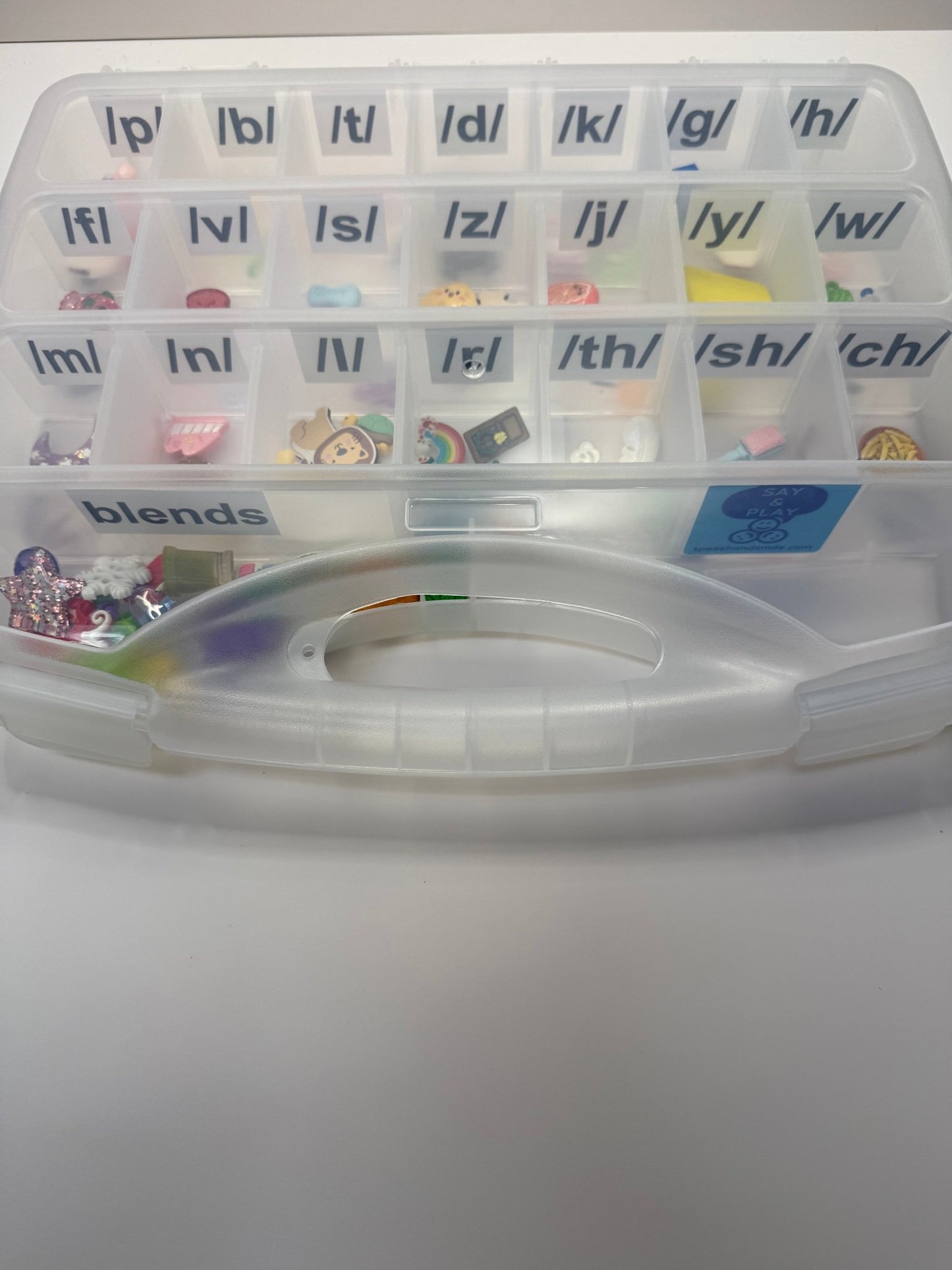 Speech Screen Kit with Mini Objects Articulation Screen for Teachers Speech Therapy Mini Objects Trinkets Speech Sound Screener SLP - Speech and Smile