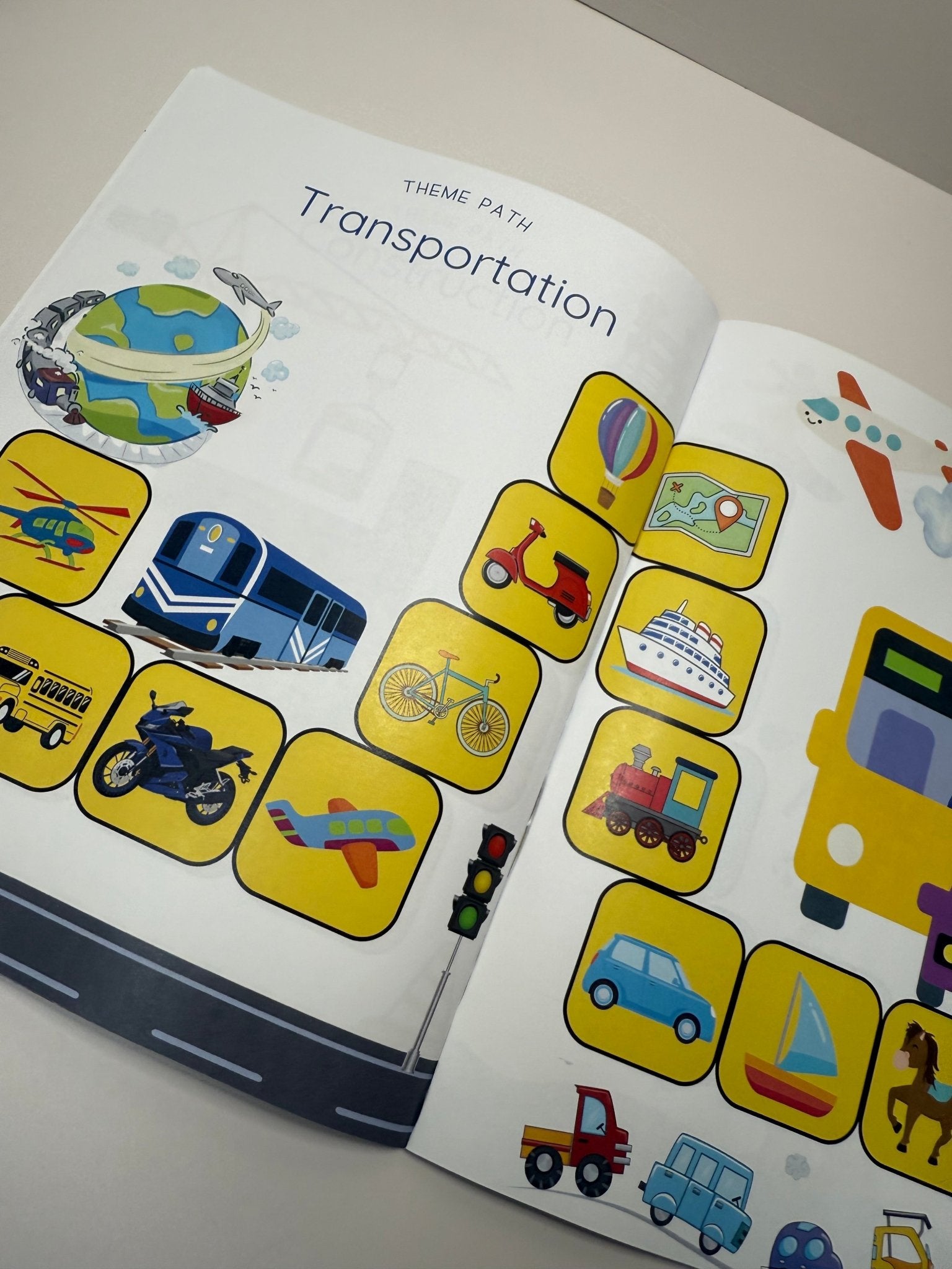 Speech Therapy Activity Book – THEME Paths – Pair with Mini Objects – Thematic Language Book – Speech and Smile Minis - Speech and Smile