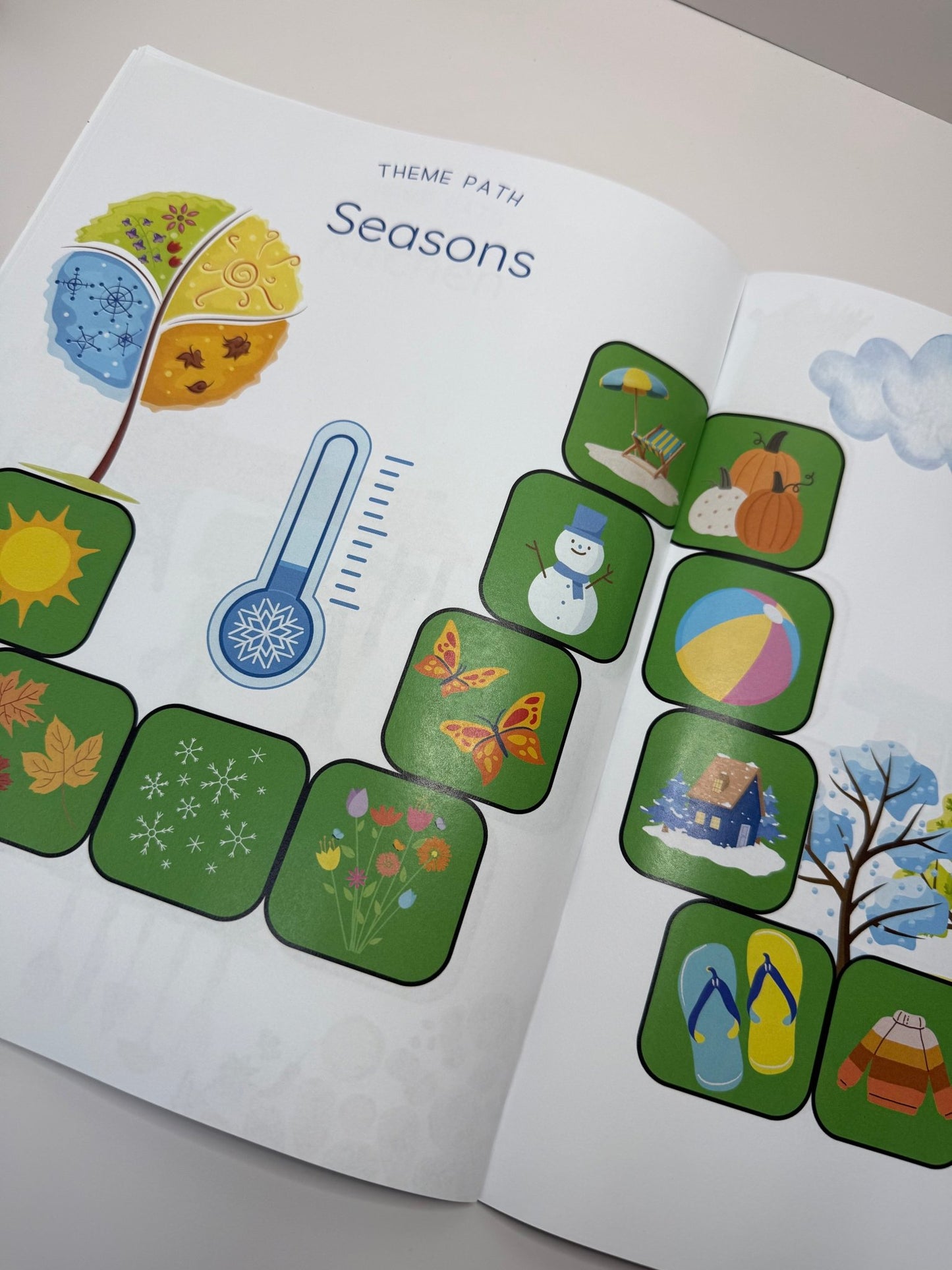 Speech Therapy Activity Book – THEME Paths – Pair with Mini Objects – Thematic Language Book – Speech and Smile Minis - Speech and Smile