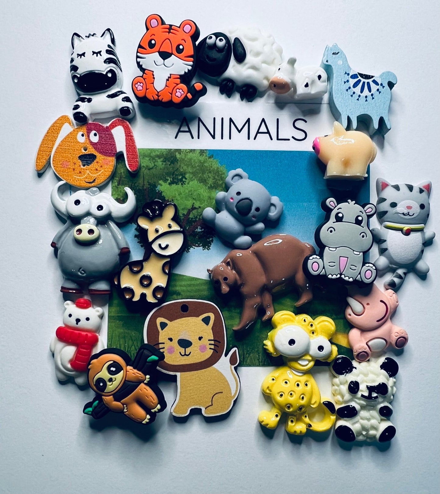 Speech Therapy Mini Objects Set | 18 Theme Mini Objects for Language Play, SLP Trinkets, Preschool Learning Box - Speech and Smile