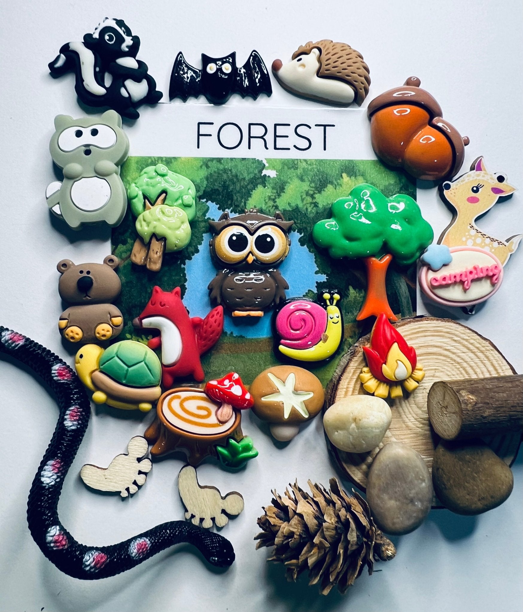 Speech Therapy Mini Objects Set | 18 Theme Mini Objects for Language Play, SLP Trinkets, Preschool Learning Box - Speech and Smile